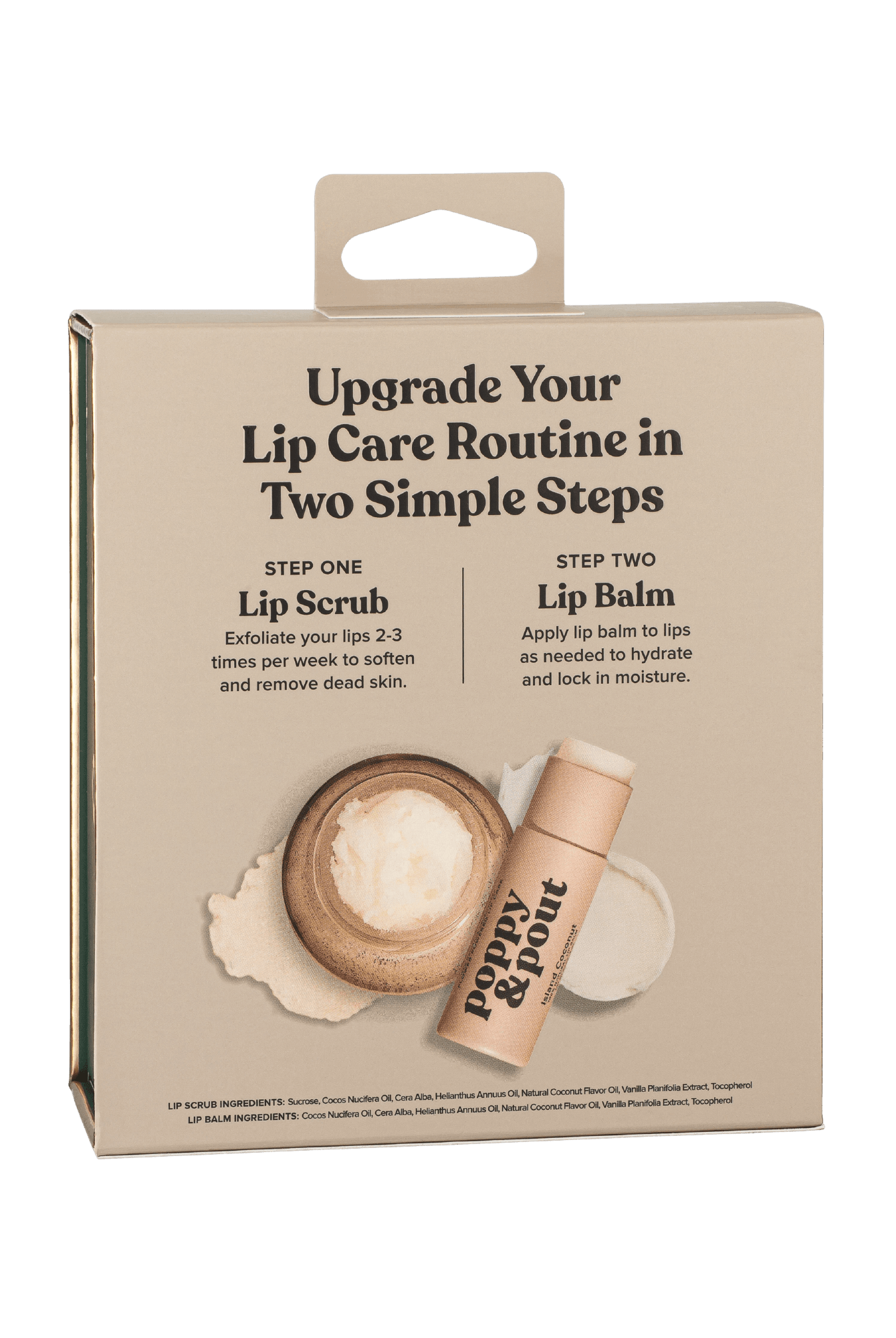 Lip Care Duo, Island Coconut-Hair Accessories-Poppy & Pout-Anna Kaytes Boutique, Women's Fashion Boutique in Grinnell, Iowa