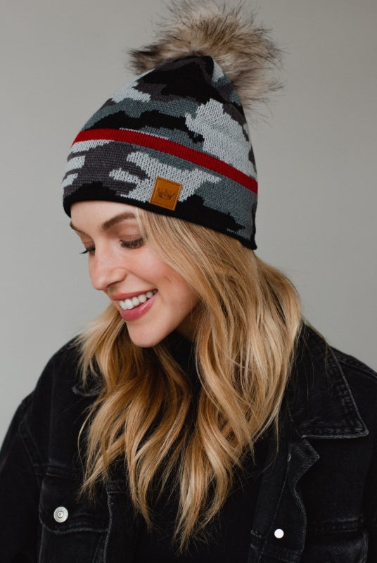 Camo Beanie-Beanies-Anna Kaytes Boutique-Anna Kaytes Boutique, Women's Fashion Boutique in Grinnell, Iowa