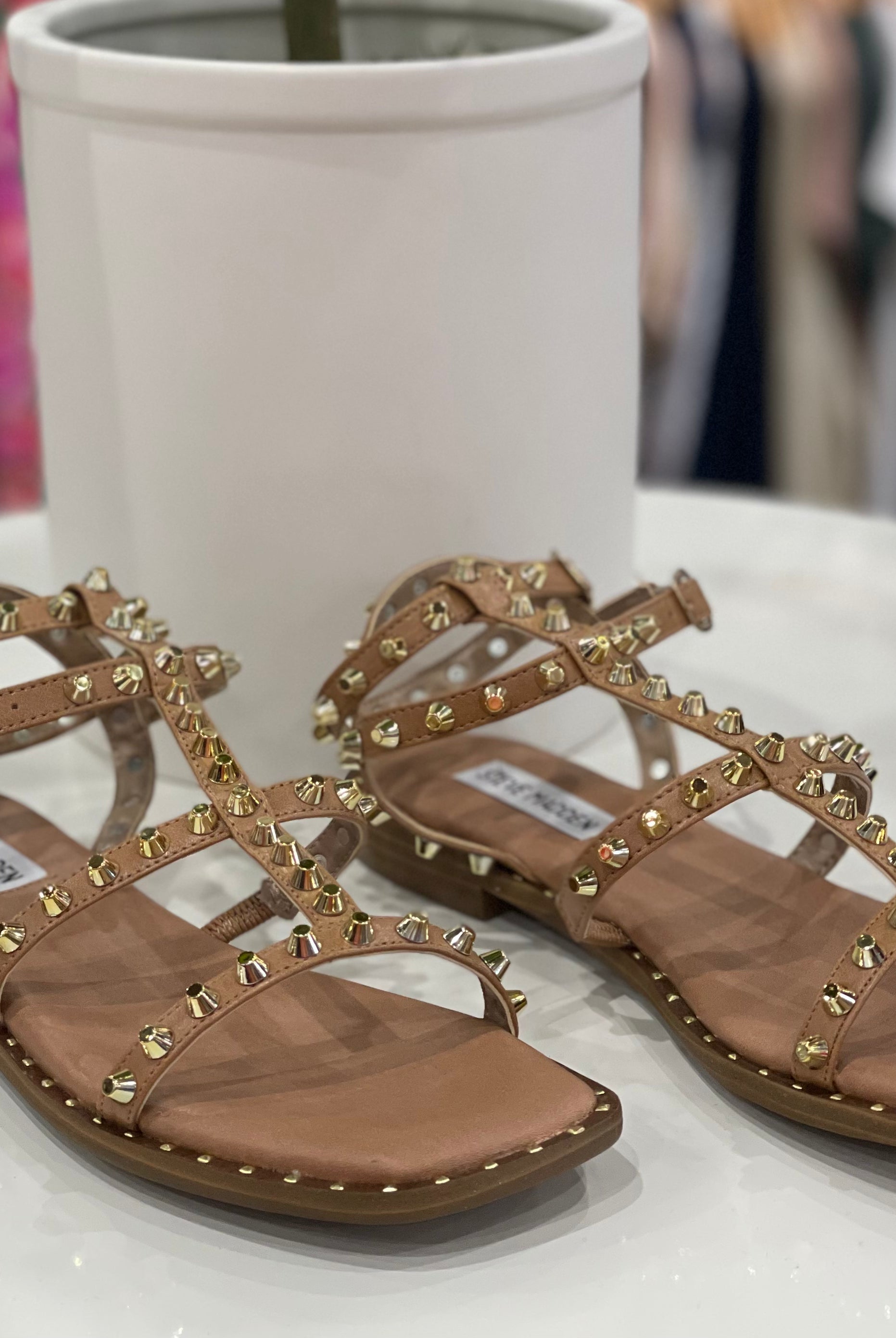 Steve Madden Sunnie Sandal - Tan-Sandals-Steve Madden Sunnie-Anna Kaytes Boutique, Women's Fashion Boutique in Grinnell, Iowa