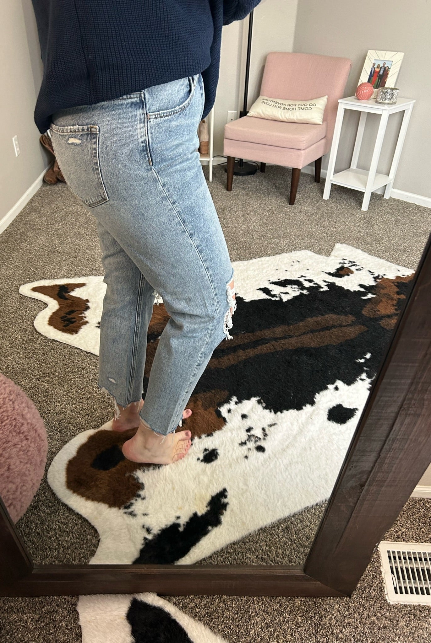 The Mallory Distressed Mom Jean-Jeans-Vervet-Anna Kaytes Boutique, Women's Fashion Boutique in Grinnell, Iowa