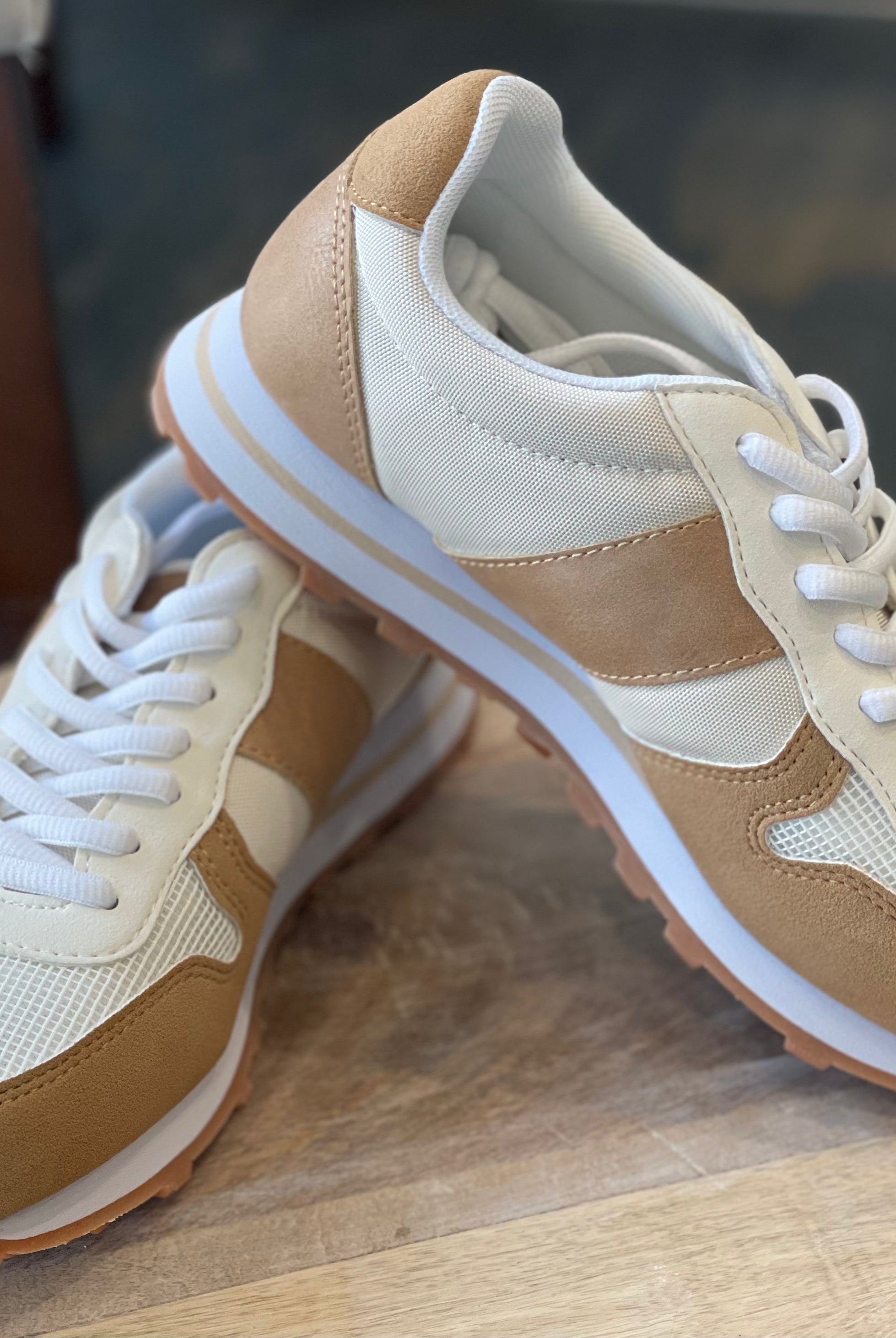 Kelly Color Block Sneakers- Toffee-Sneakers-Ccocci-Phoebe-Anna Kaytes Boutique, Women's Fashion Boutique in Grinnell, Iowa