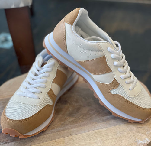 Kelly Color Block Sneakers- Toffee-Shoes-Ccocci-Phoebe-Anna Kaytes Boutique, Women's Fashion Boutique in Grinnell, Iowa