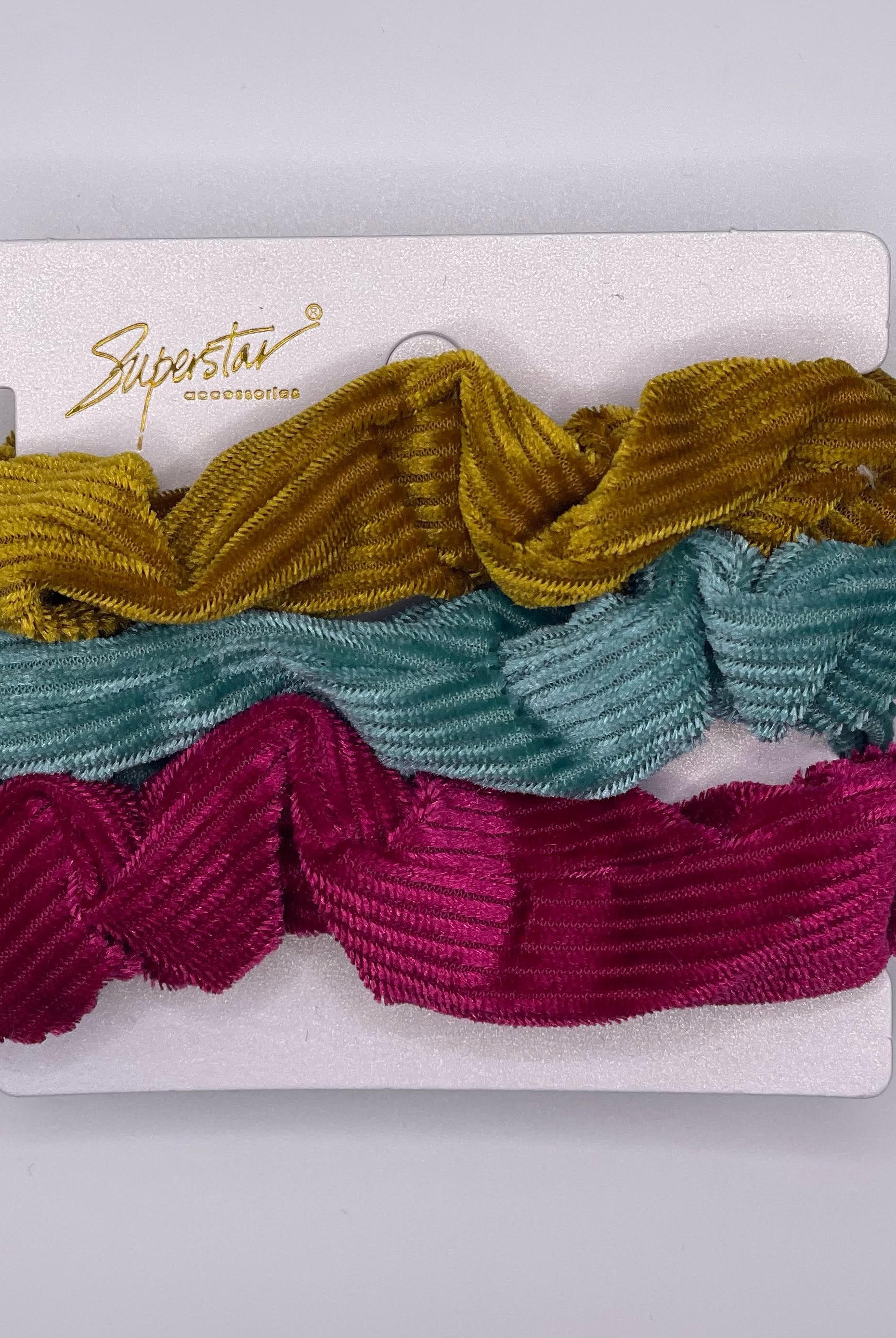 Corded Scrunchies - 3 Pack-Hair Accessories-Anna Kaytes Boutique-Anna Kaytes Boutique, Women's Fashion Boutique in Grinnell, Iowa