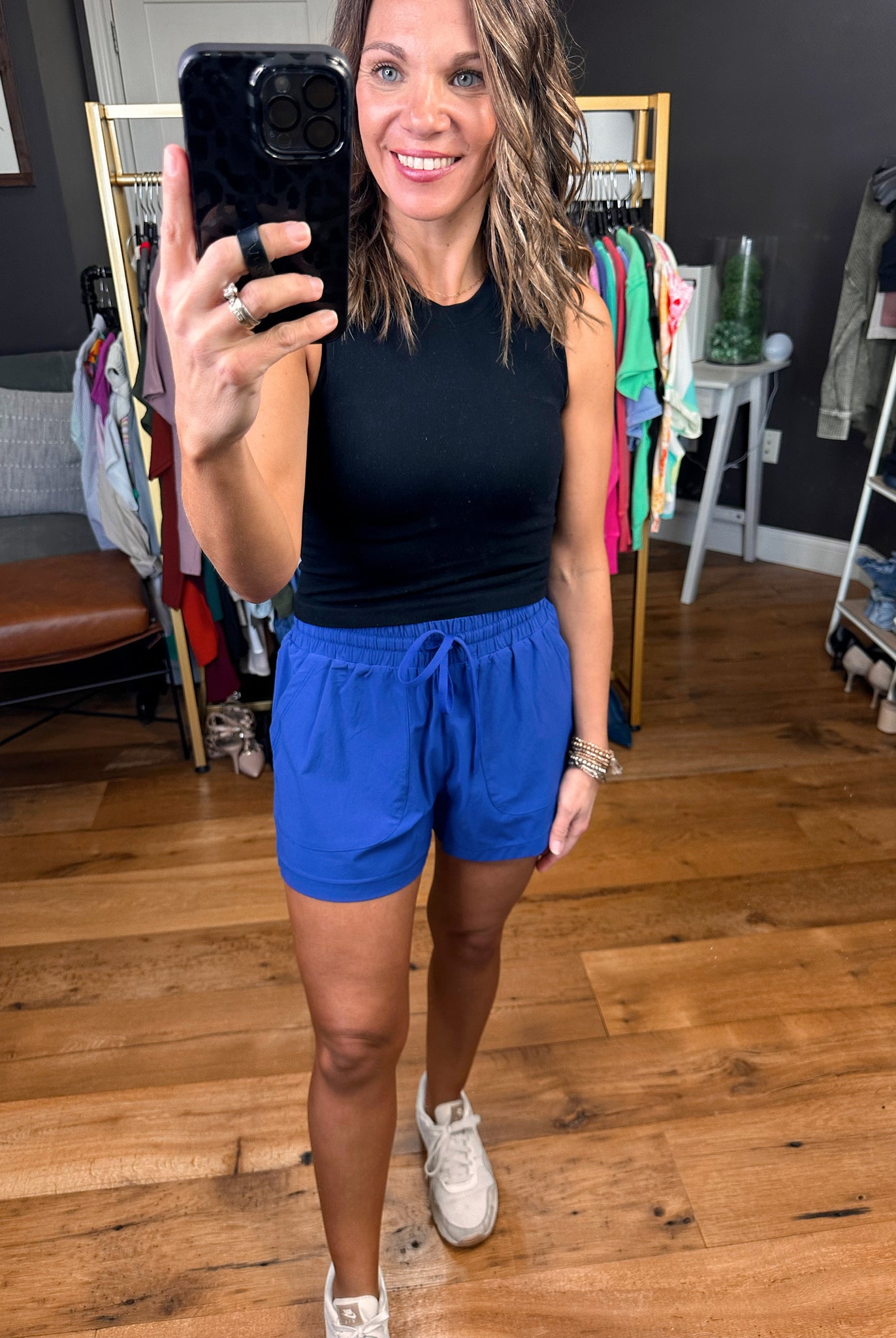 Everyday Summer Pocket Short With Elastic Waist Detail - Multiple Options-Shorts-Mono B-Anna Kaytes Boutique, Women's Fashion Boutique in Grinnell, Iowa