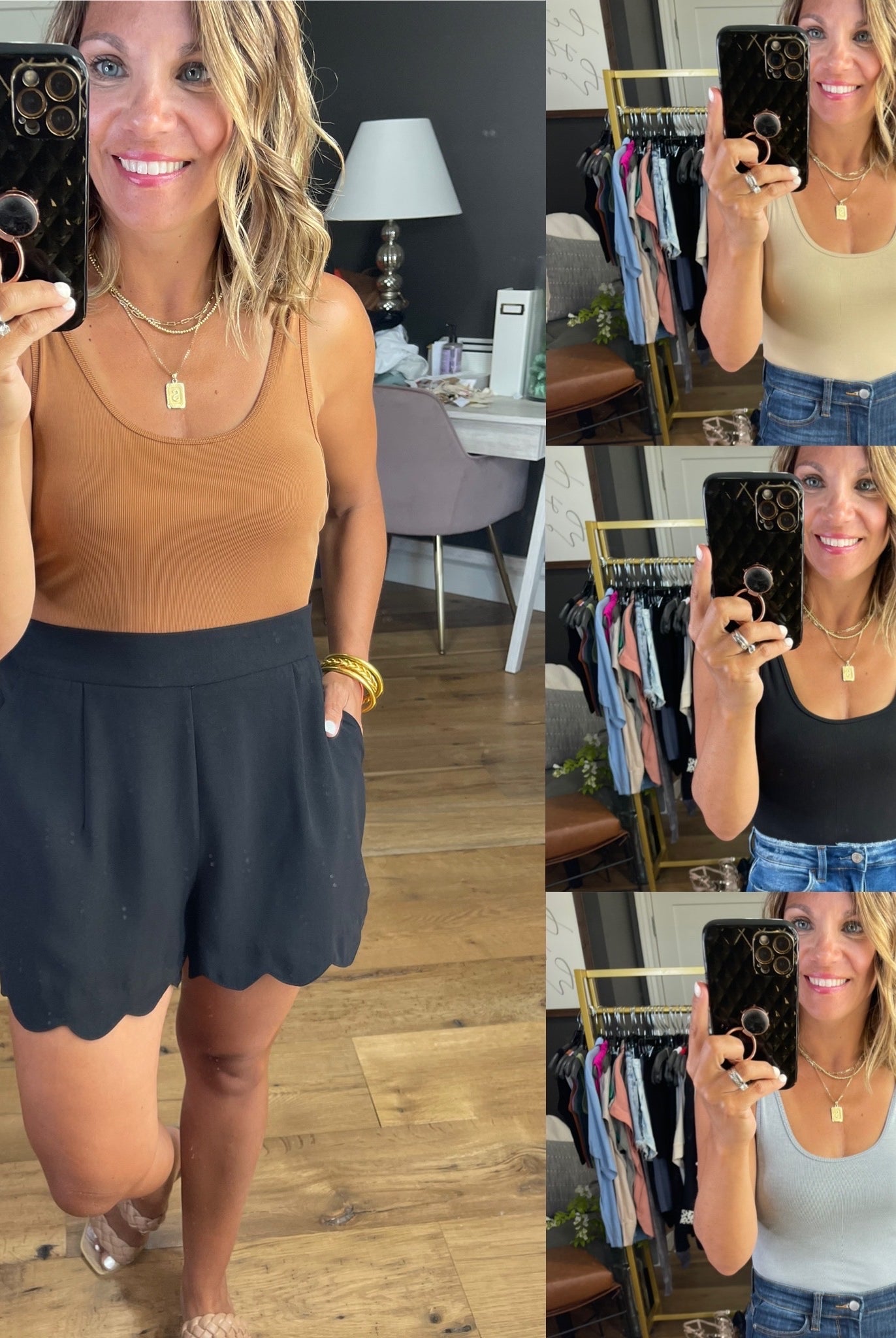 Just My Type Wide-Strap Bodysuit - Multiple Options-Bodysuits-Dress Forum FT2651-Anna Kaytes Boutique, Women's Fashion Boutique in Grinnell, Iowa
