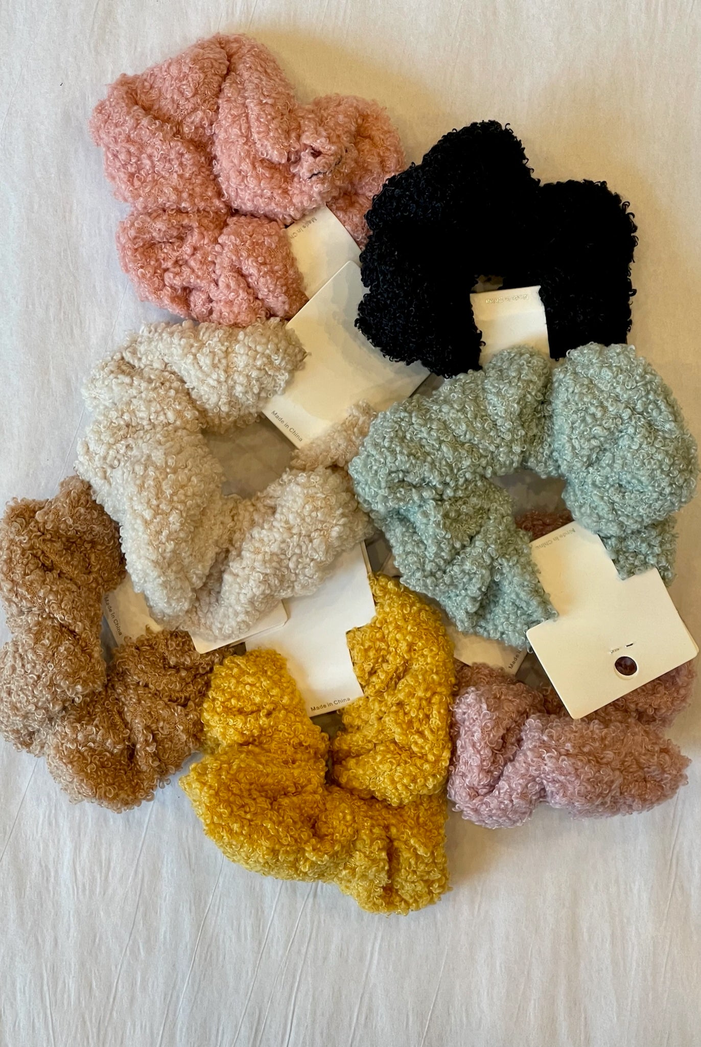 Mystery Fuzzy Scrunchies-Hair Accessories-Anna Kaytes Boutique-Anna Kaytes Boutique, Women's Fashion Boutique in Grinnell, Iowa
