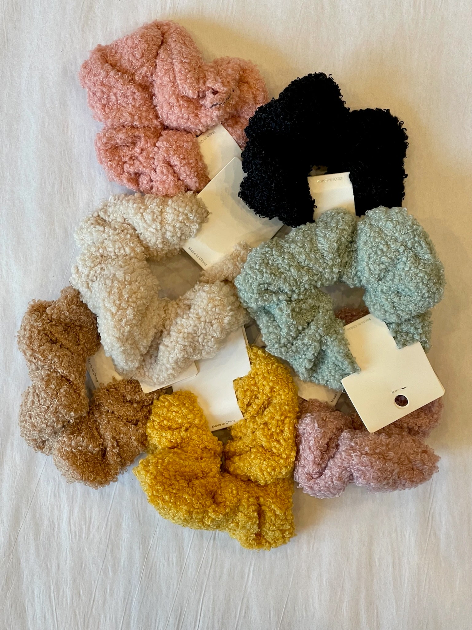 Mystery Fuzzy Scrunchies-Hair Accessories-Anna Kaytes Boutique-Anna Kaytes Boutique, Women's Fashion Boutique in Grinnell, Iowa