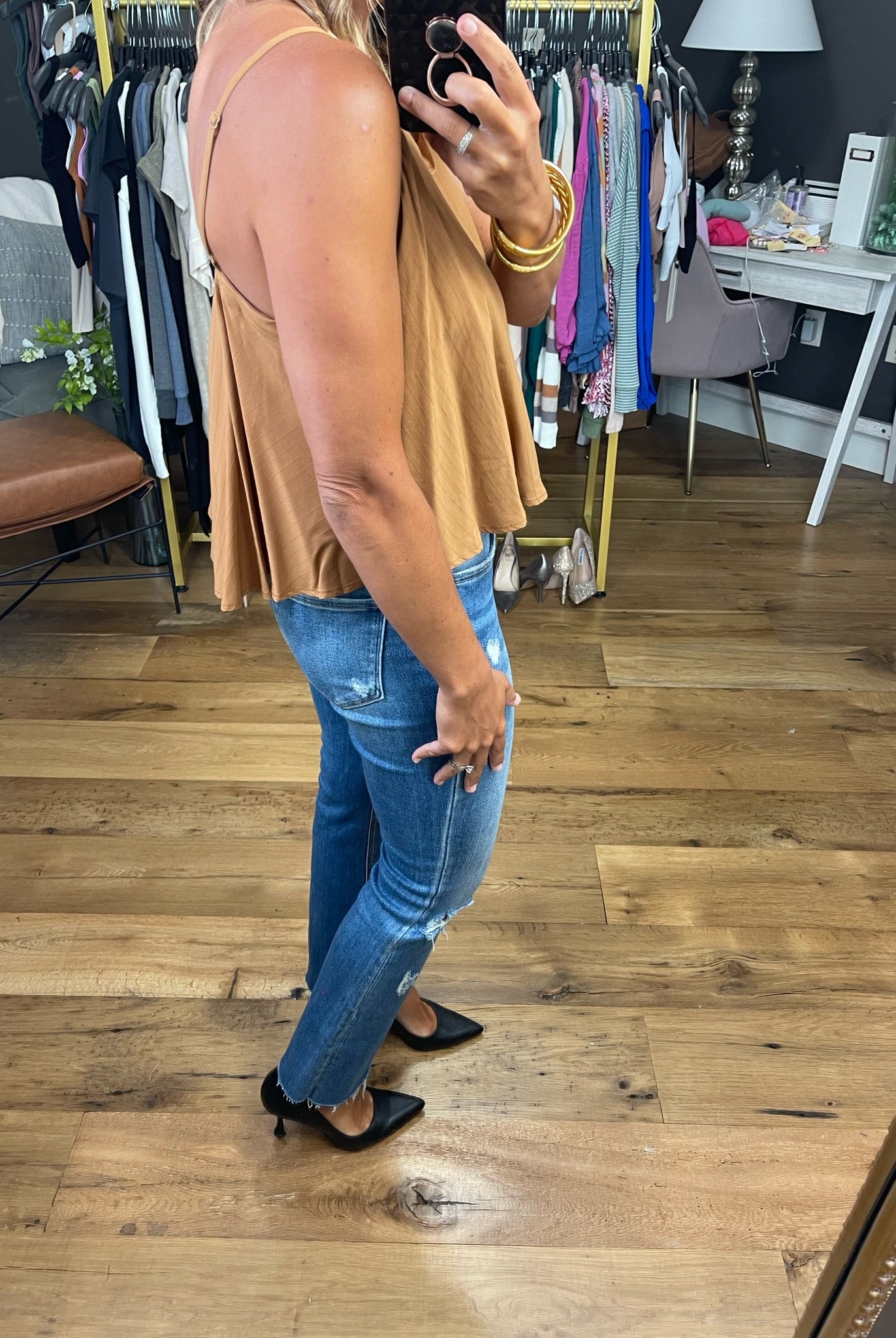 Final Answer Flowy-Detail Bodysuit - Multiple Options-Bodysuits-Wishlist WL21-6177-Anna Kaytes Boutique, Women's Fashion Boutique in Grinnell, Iowa