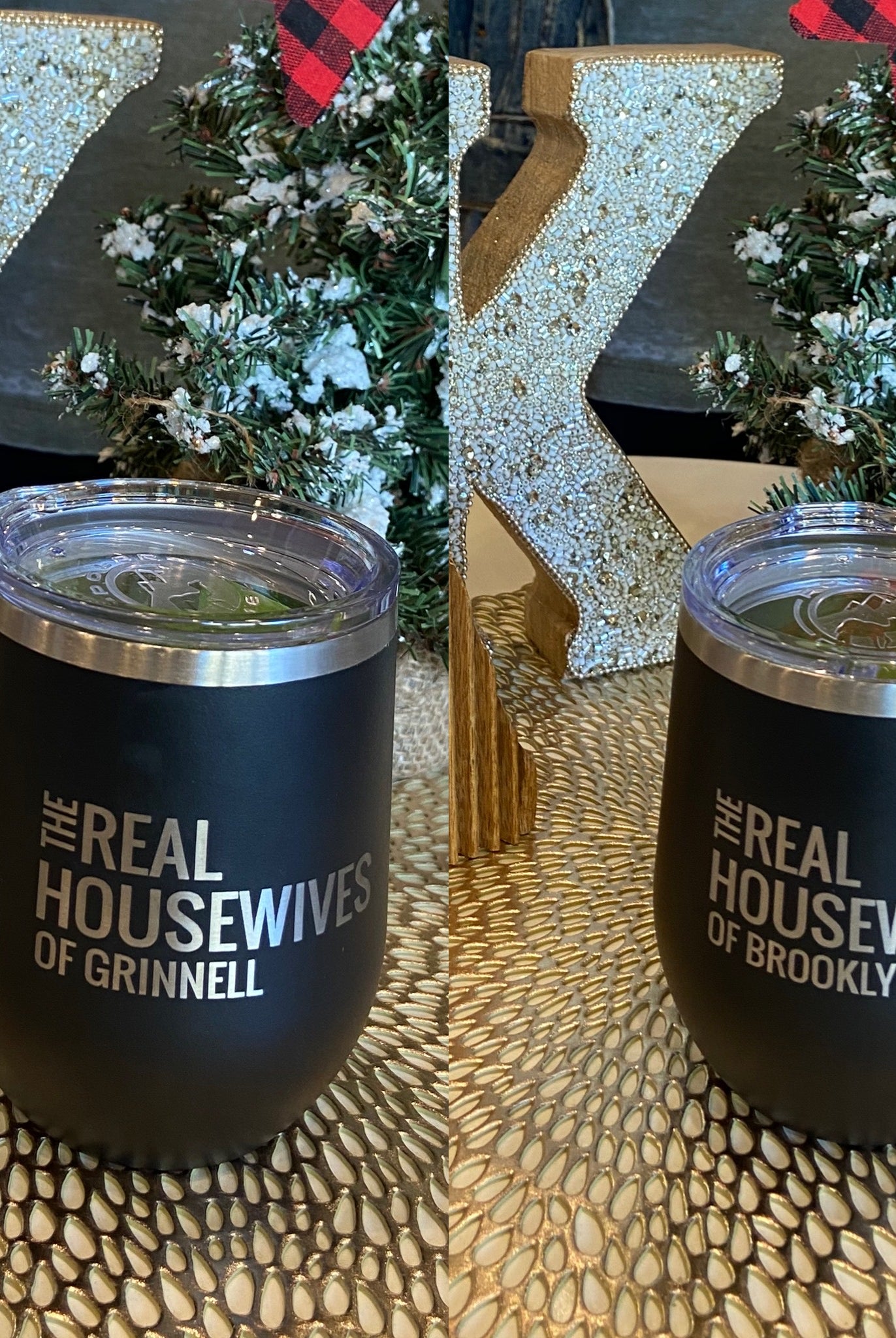 Real Housewives Stainless Wine Tumbler with Lid- Multiple Options-Tumblers-faire-Anna Kaytes Boutique, Women's Fashion Boutique in Grinnell, Iowa