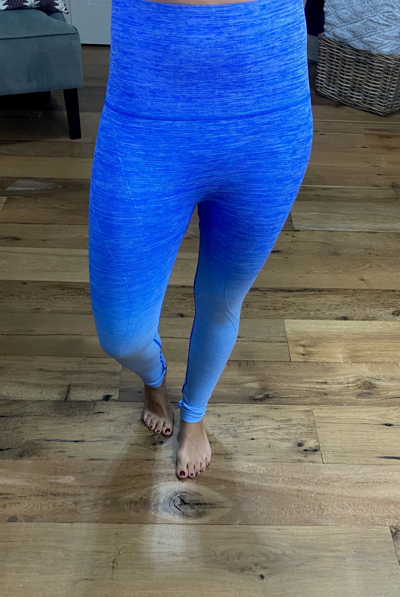 By The Bae Ombre Dip Dye High Waisted Legging with Contrast Stitching- Multiple Options-Leggings-Yelete ACT827001-Anna Kaytes Boutique, Women's Fashion Boutique in Grinnell, Iowa