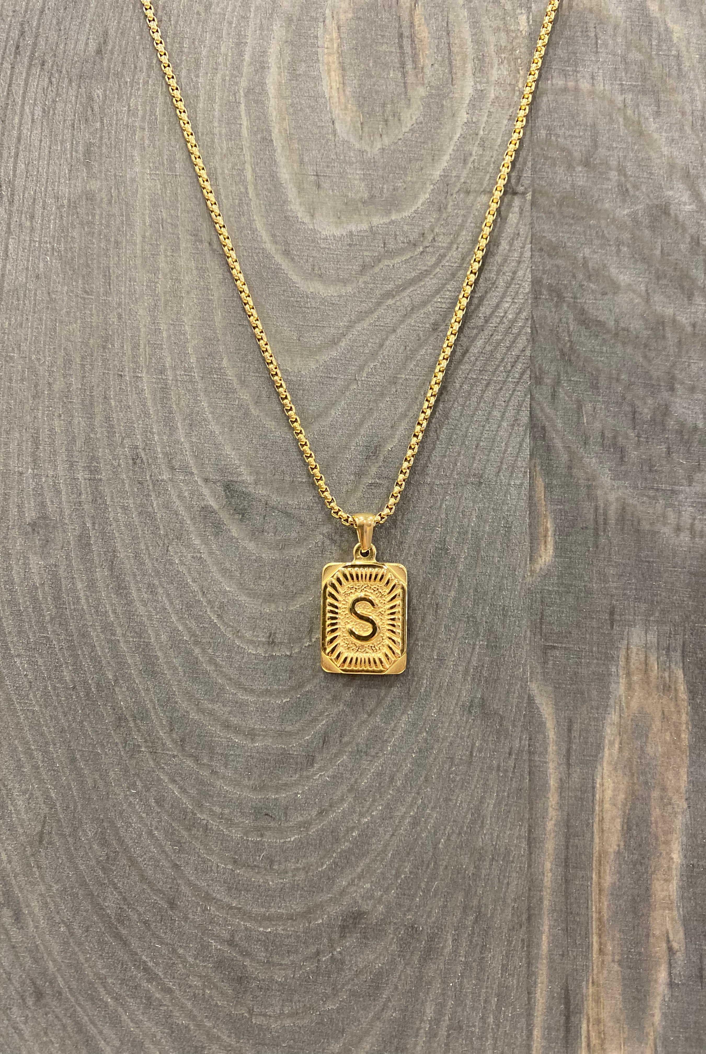 Blogger Inspired Initial Necklace- Multiple Options-Necklaces-Kaylee Lynn-Anna Kaytes Boutique, Women's Fashion Boutique in Grinnell, Iowa