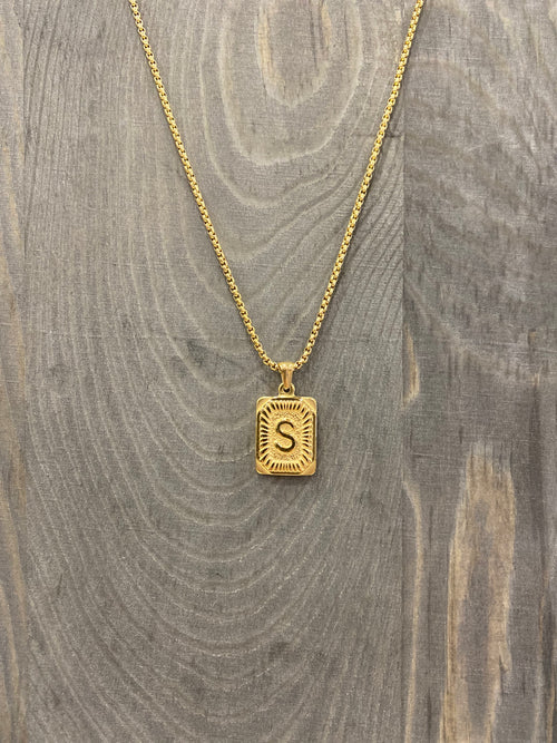 Blogger Inspired Initial Necklace- Multiple Options-Kaylee Lynn-Anna Kaytes Boutique, Women's Fashion Boutique in Grinnell, Iowa