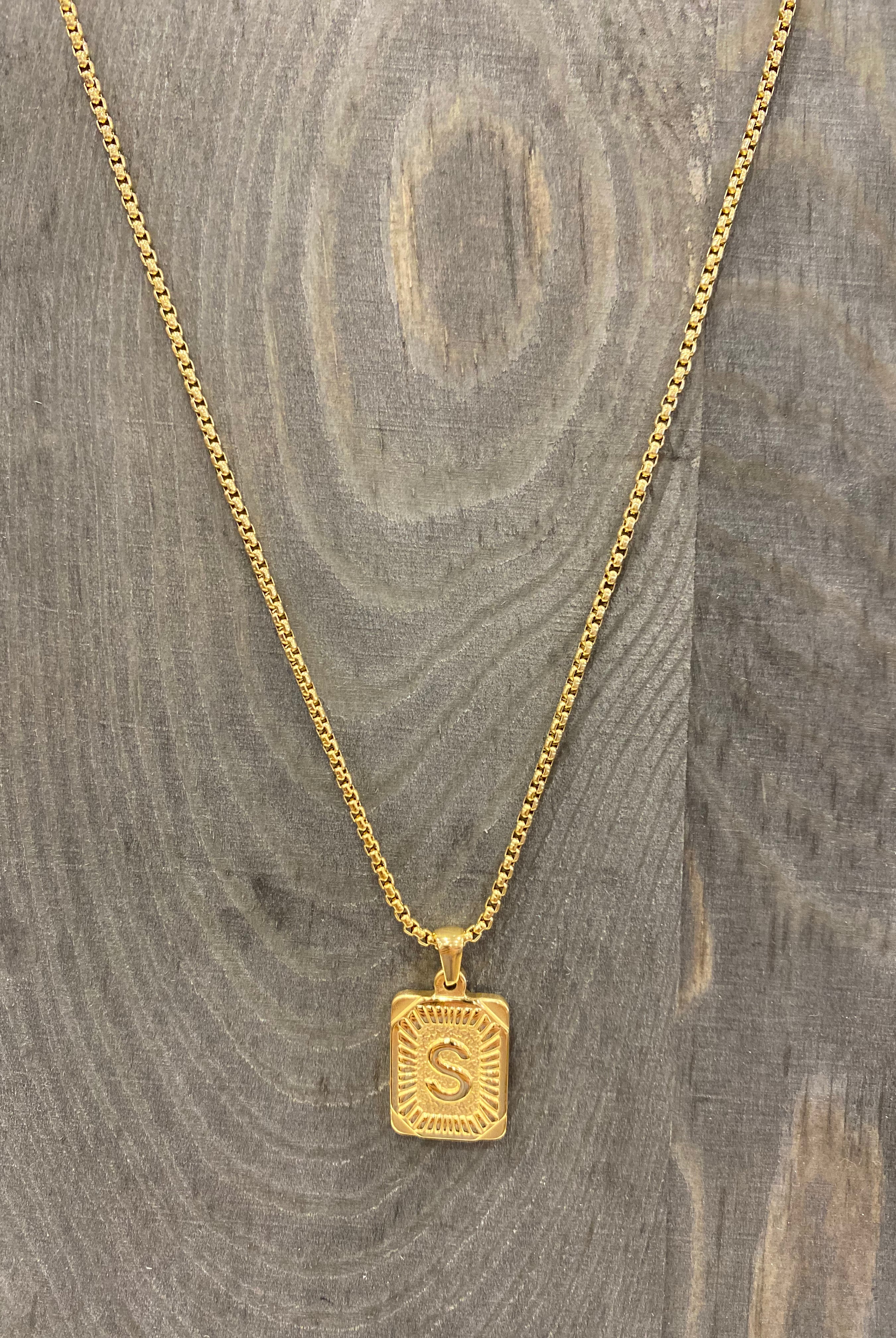 Blogger Inspired Initial Necklace- Multiple Options-Necklaces-Kaylee Lynn-Anna Kaytes Boutique, Women's Fashion Boutique in Grinnell, Iowa