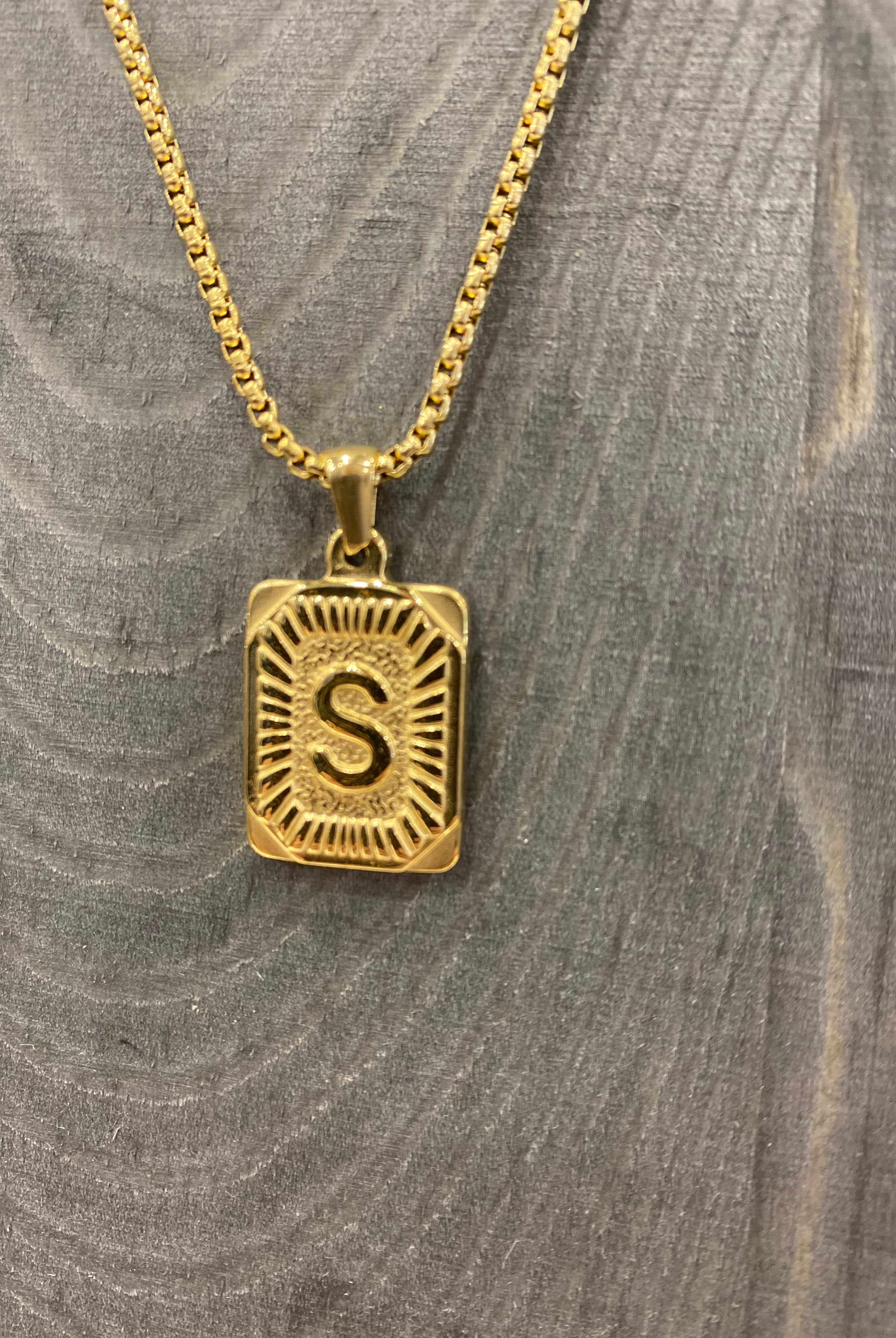 Blogger Inspired Initial Necklace- Multiple Options-Necklaces-Kaylee Lynn-Anna Kaytes Boutique, Women's Fashion Boutique in Grinnell, Iowa