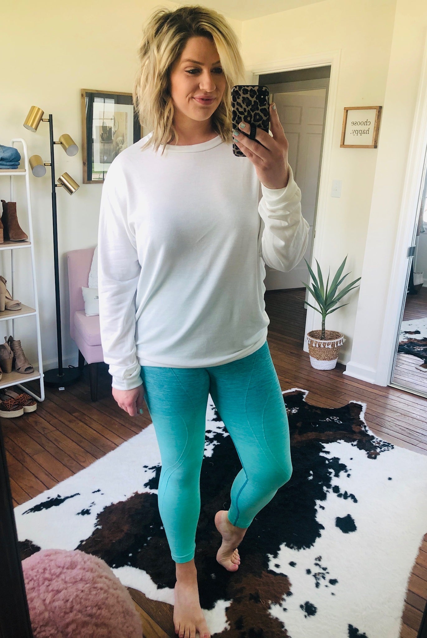 By The Bae Ombre Dip Dye High Waisted Legging with Contrast Stitching- Multiple Options-Leggings-Yelete ACT827001-Anna Kaytes Boutique, Women's Fashion Boutique in Grinnell, Iowa