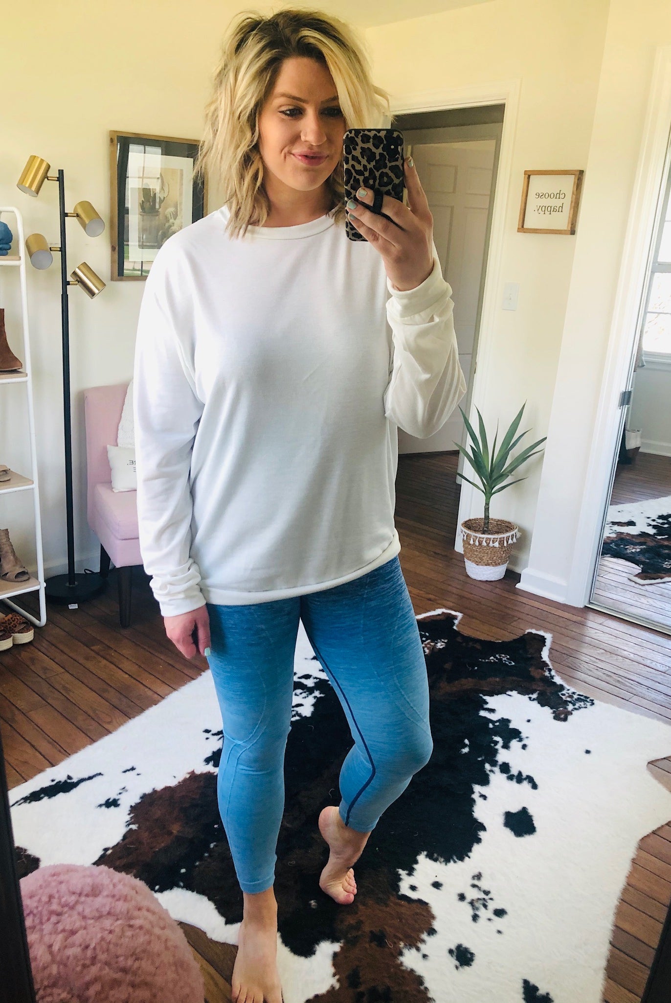 By The Bae Ombre Dip Dye High Waisted Legging with Contrast Stitching- Multiple Options-Leggings-Yelete ACT827001-Anna Kaytes Boutique, Women's Fashion Boutique in Grinnell, Iowa