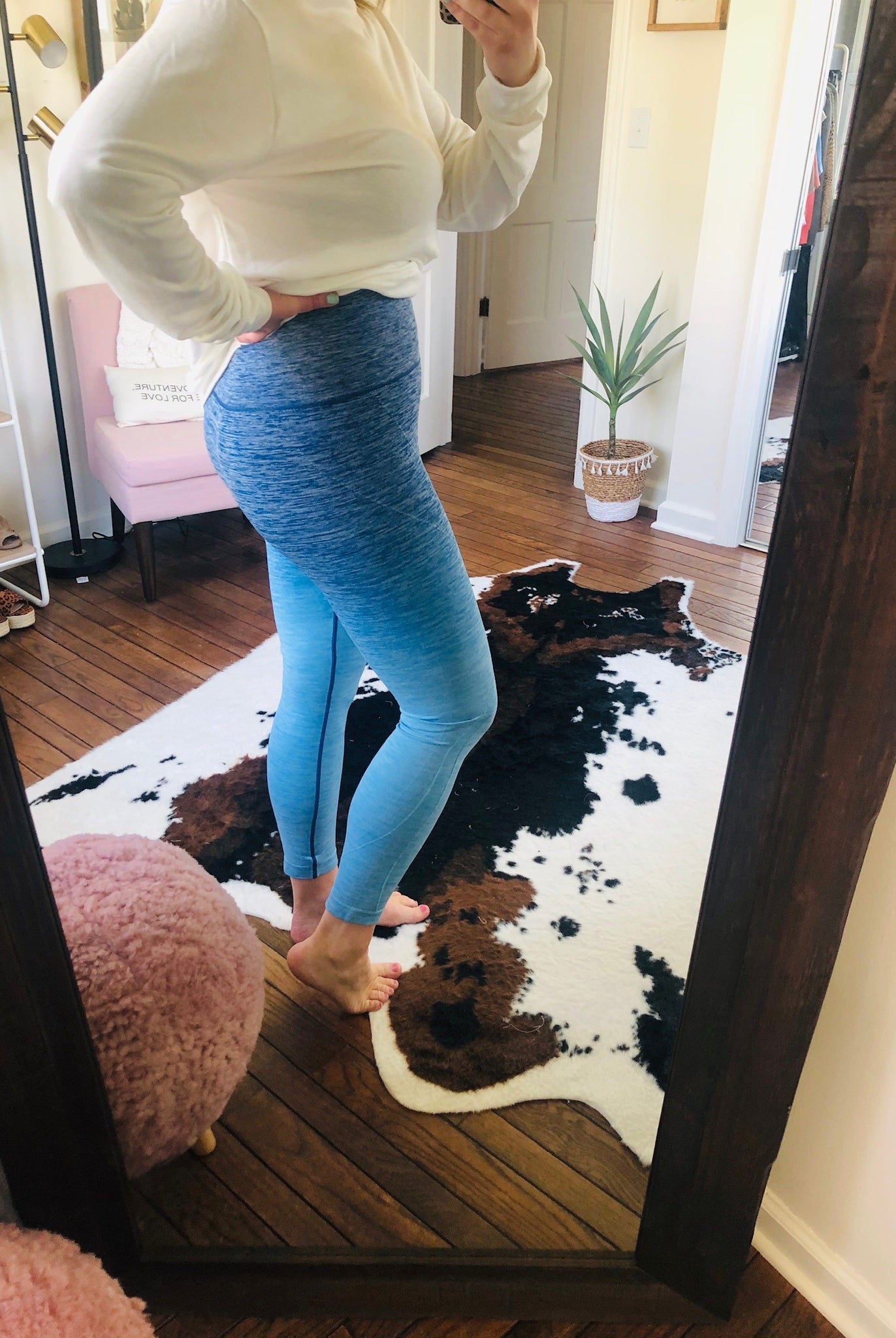 By The Bae Ombre Dip Dye High Waisted Legging with Contrast Stitching- Multiple Options-Leggings-Yelete ACT827001-Anna Kaytes Boutique, Women's Fashion Boutique in Grinnell, Iowa