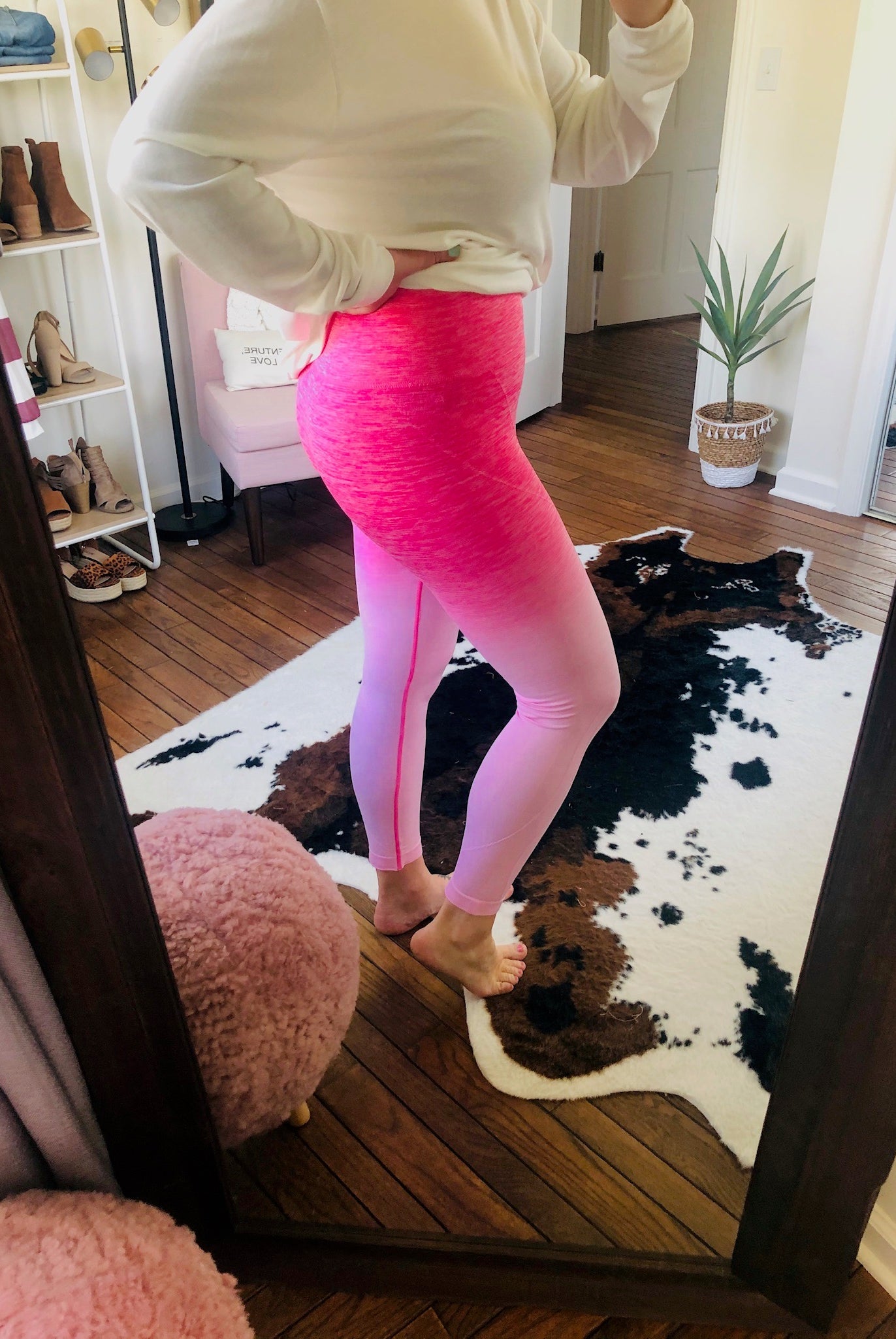 By The Bae Ombre Dip Dye High Waisted Legging with Contrast Stitching- Multiple Options-Leggings-Yelete ACT827001-Anna Kaytes Boutique, Women's Fashion Boutique in Grinnell, Iowa