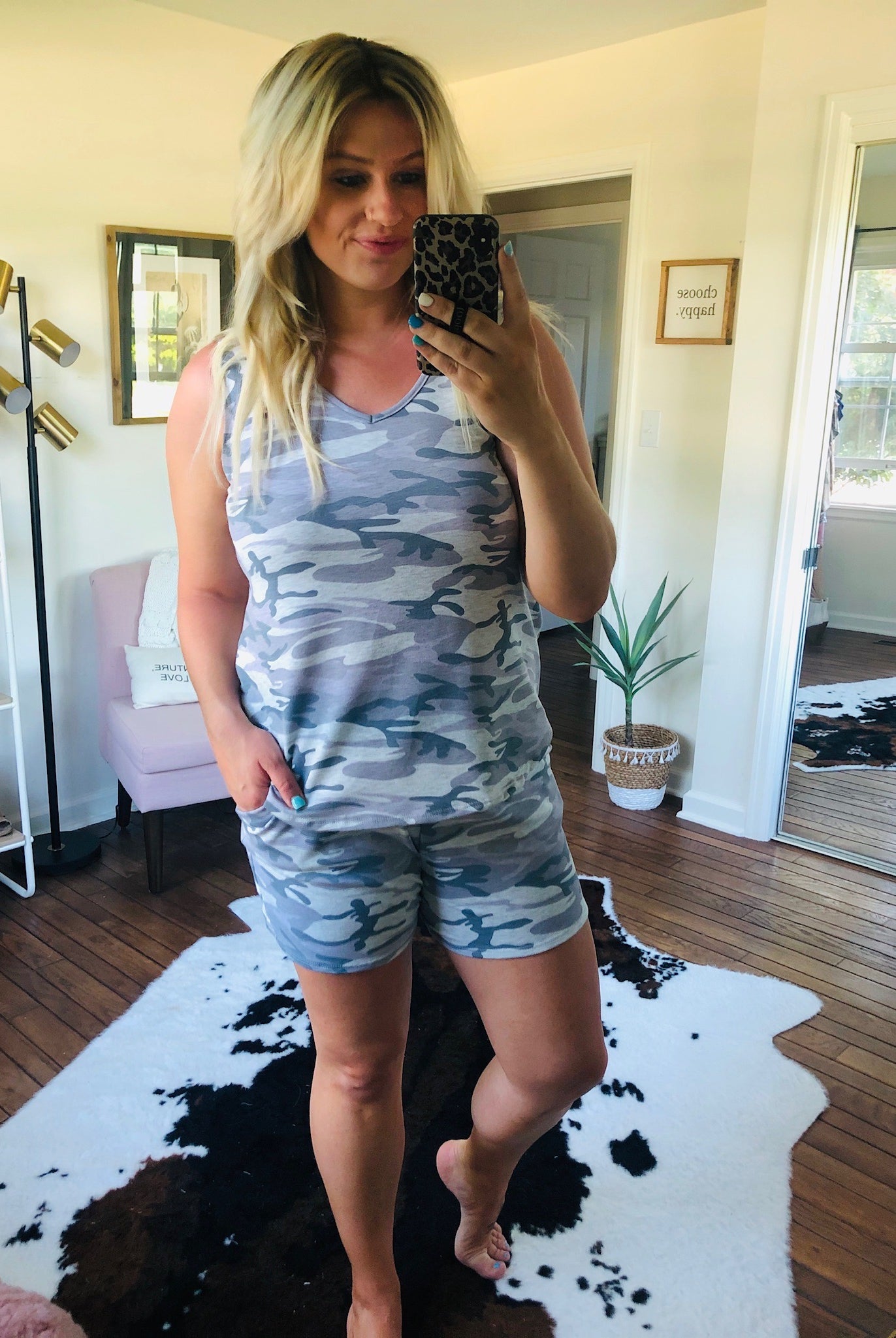 Closer To You Heather Grey Tank and Shorts Set-Two Piece Set-Lime & Chili LT5216-Anna Kaytes Boutique, Women's Fashion Boutique in Grinnell, Iowa