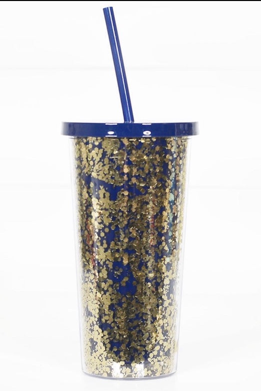 Sip Back and Relax Plastic Double Wall Tumbler with Reusable Straw- Multiple Options-Tumblers-Anna Kaytes Boutique-Anna Kaytes Boutique, Women's Fashion Boutique in Grinnell, Iowa