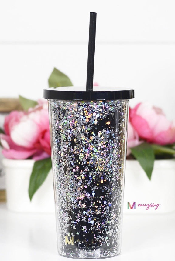 Sip Back and Relax Plastic Double Wall Tumbler with Reusable Straw- Multiple Options-Tumblers-Anna Kaytes Boutique-Anna Kaytes Boutique, Women's Fashion Boutique in Grinnell, Iowa