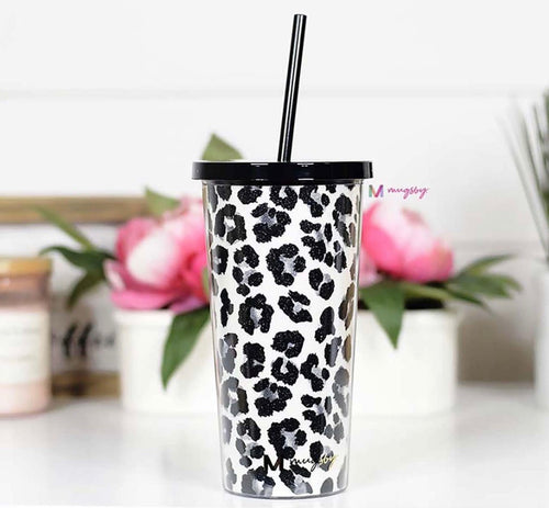 Sip Back and Relax Plastic Double Wall Tumbler with Reusable Straw- Multiple Options-promo-Anna Kaytes Boutique-Anna Kaytes Boutique, Women's Fashion Boutique in Grinnell, Iowa