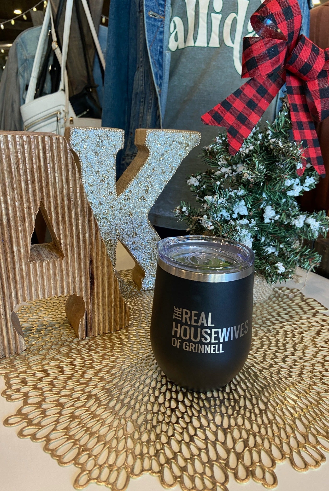 Real Housewives Stainless Wine Tumbler with Lid- Multiple Options-Tumblers-faire-Anna Kaytes Boutique, Women's Fashion Boutique in Grinnell, Iowa