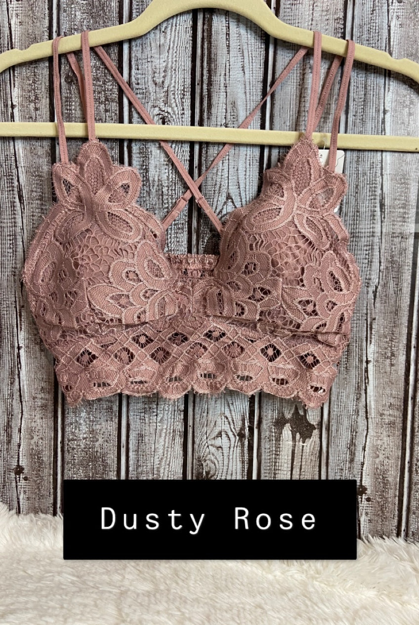 Enchanted Scalloped Bralette - Multiple Options-Bralettes-Anemone FT0918-Anna Kaytes Boutique, Women's Fashion Boutique in Grinnell, Iowa