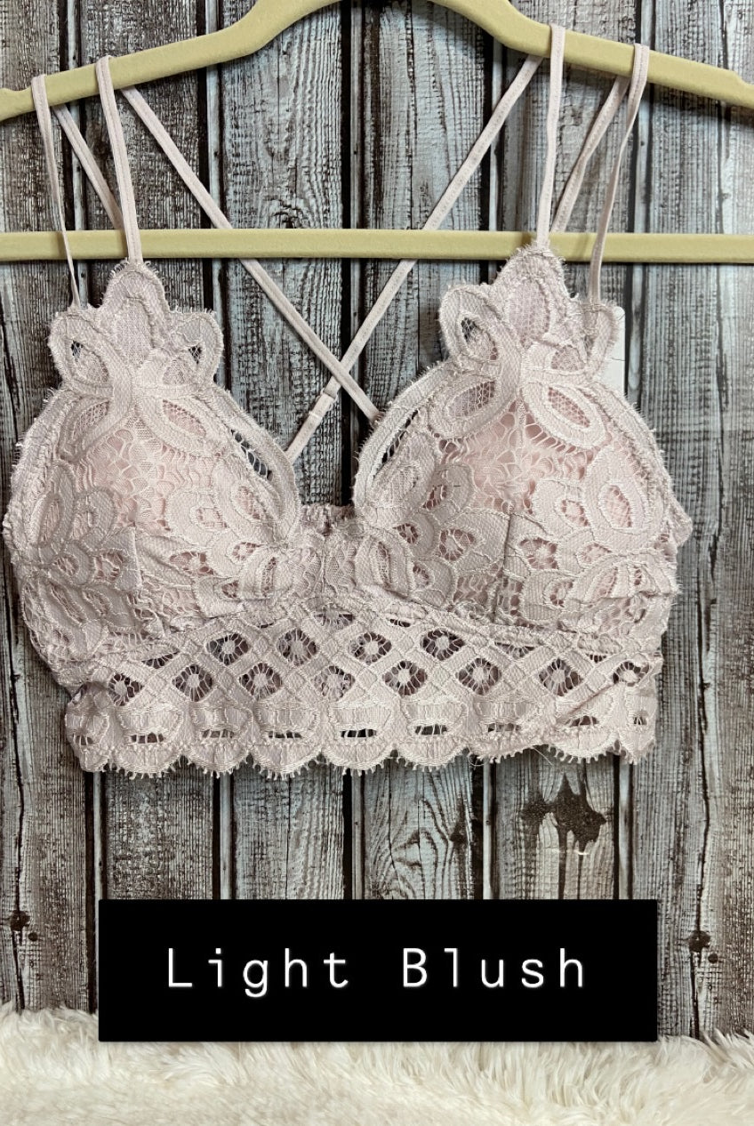 Enchanted Scalloped Bralette - Multiple Options-Bralettes-Anemone FT0918-Anna Kaytes Boutique, Women's Fashion Boutique in Grinnell, Iowa
