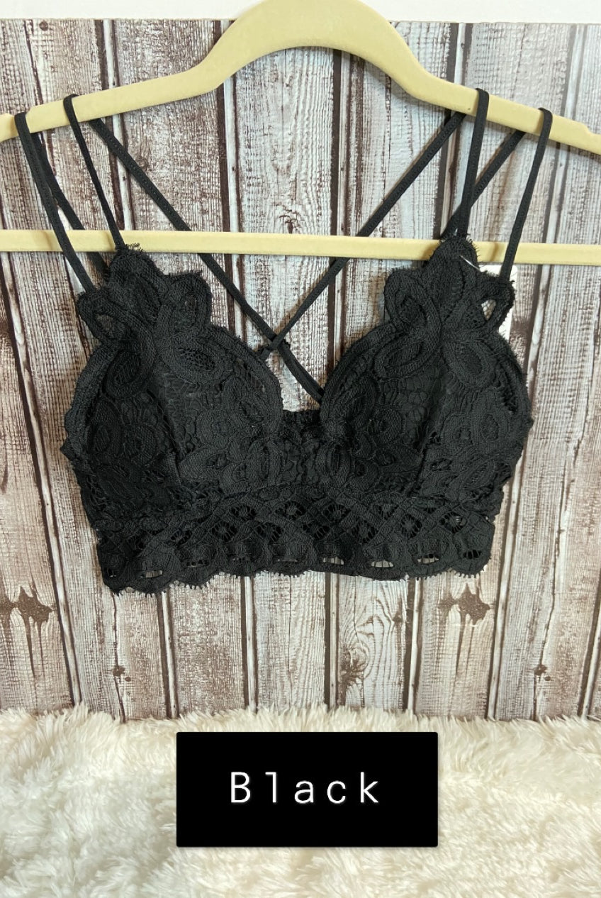Enchanted Scalloped Bralette - Multiple Options-Bralettes-Anemone FT0918-Anna Kaytes Boutique, Women's Fashion Boutique in Grinnell, Iowa