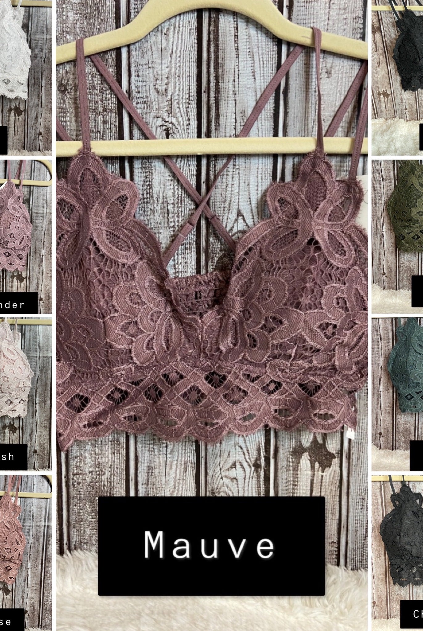 Enchanted Scalloped Bralette - Multiple Options-Bralettes-Anemone FT0918-Anna Kaytes Boutique, Women's Fashion Boutique in Grinnell, Iowa