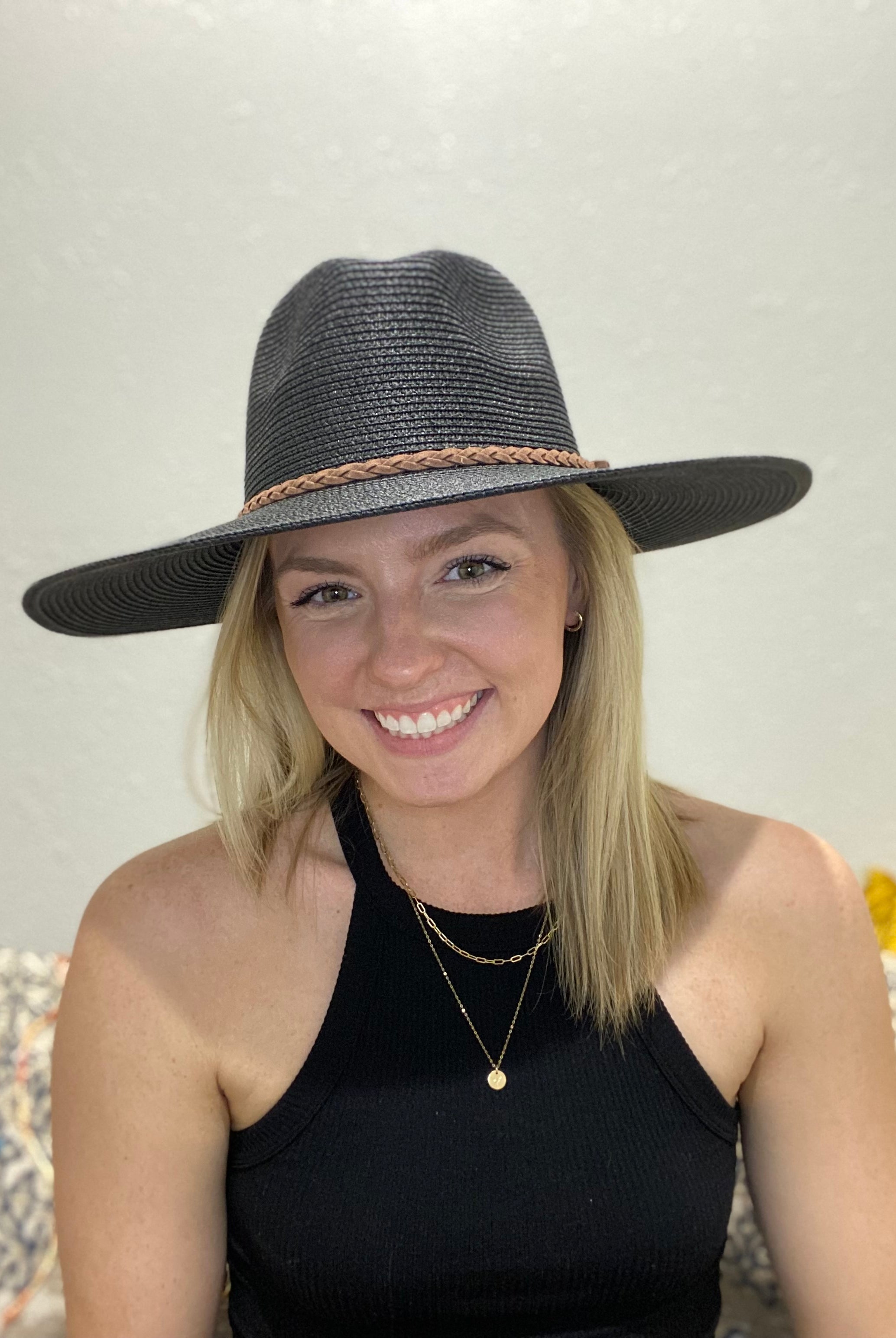 The Valerie Hat with Braid Detail- Multiple Options-Hats-Anna Kaytes Boutique-Anna Kaytes Boutique, Women's Fashion Boutique in Grinnell, Iowa