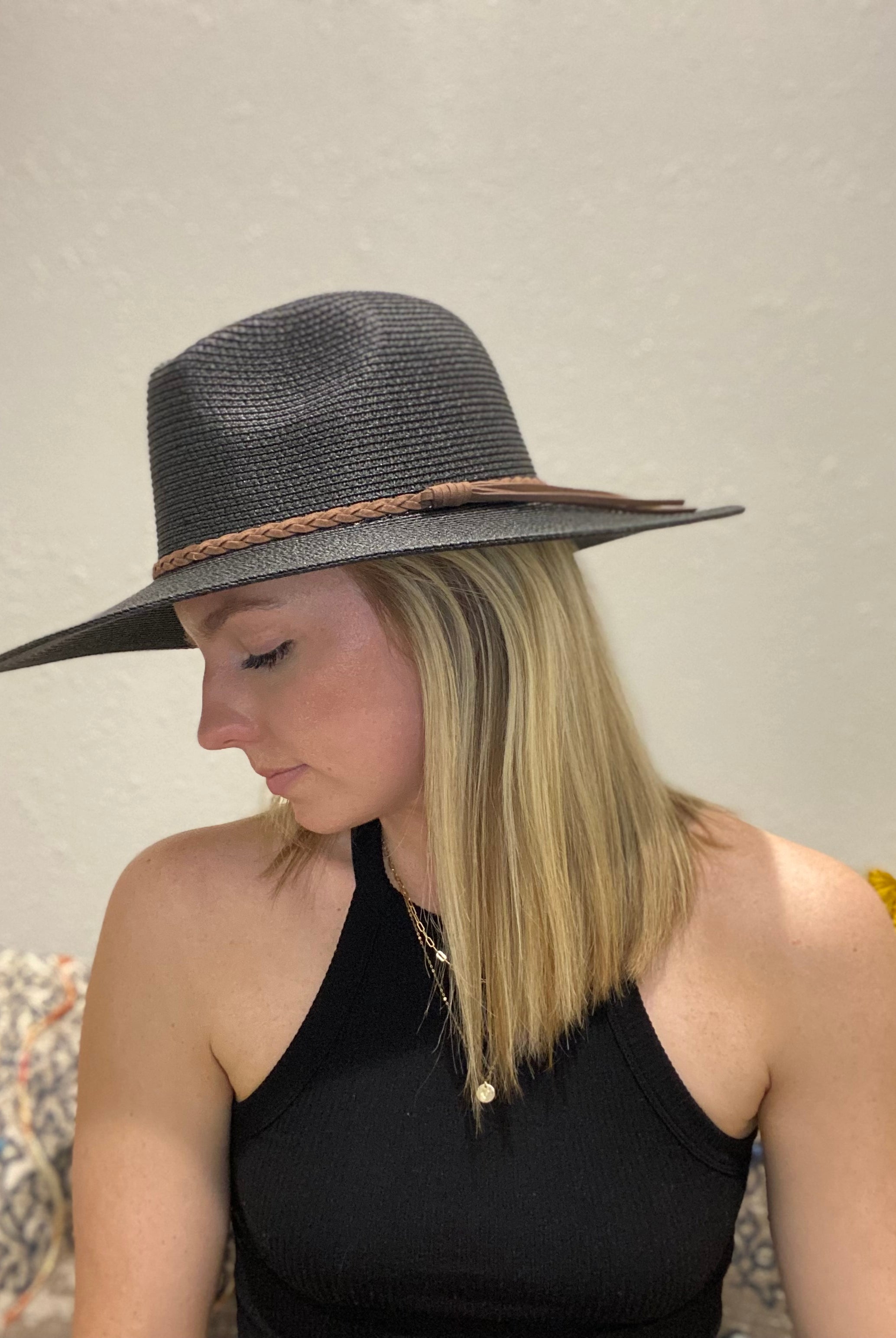 The Valerie Hat with Braid Detail- Multiple Options-Hats-Anna Kaytes Boutique-Anna Kaytes Boutique, Women's Fashion Boutique in Grinnell, Iowa
