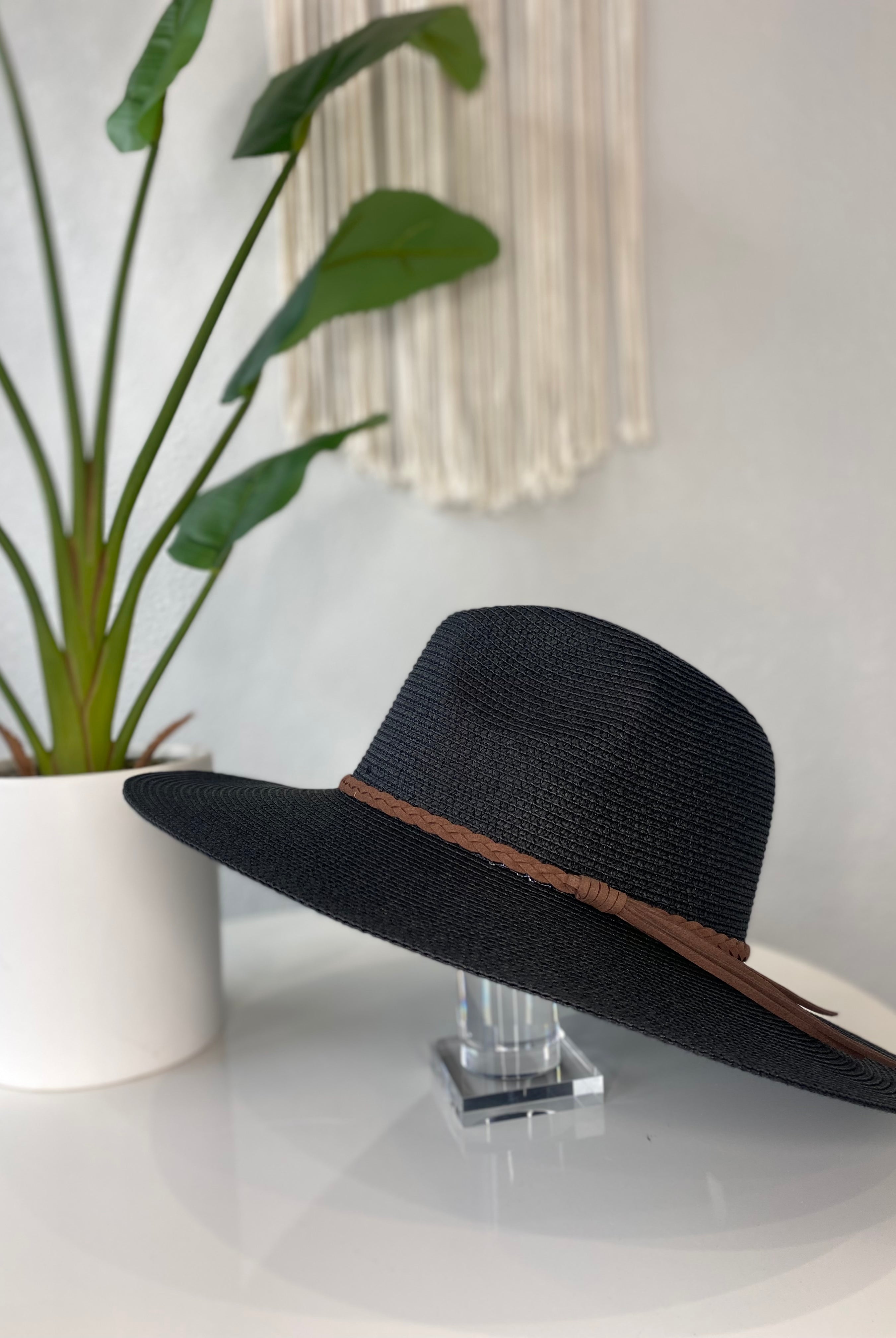 The Valerie Hat with Braid Detail- Multiple Options-Hats-Anna Kaytes Boutique-Anna Kaytes Boutique, Women's Fashion Boutique in Grinnell, Iowa