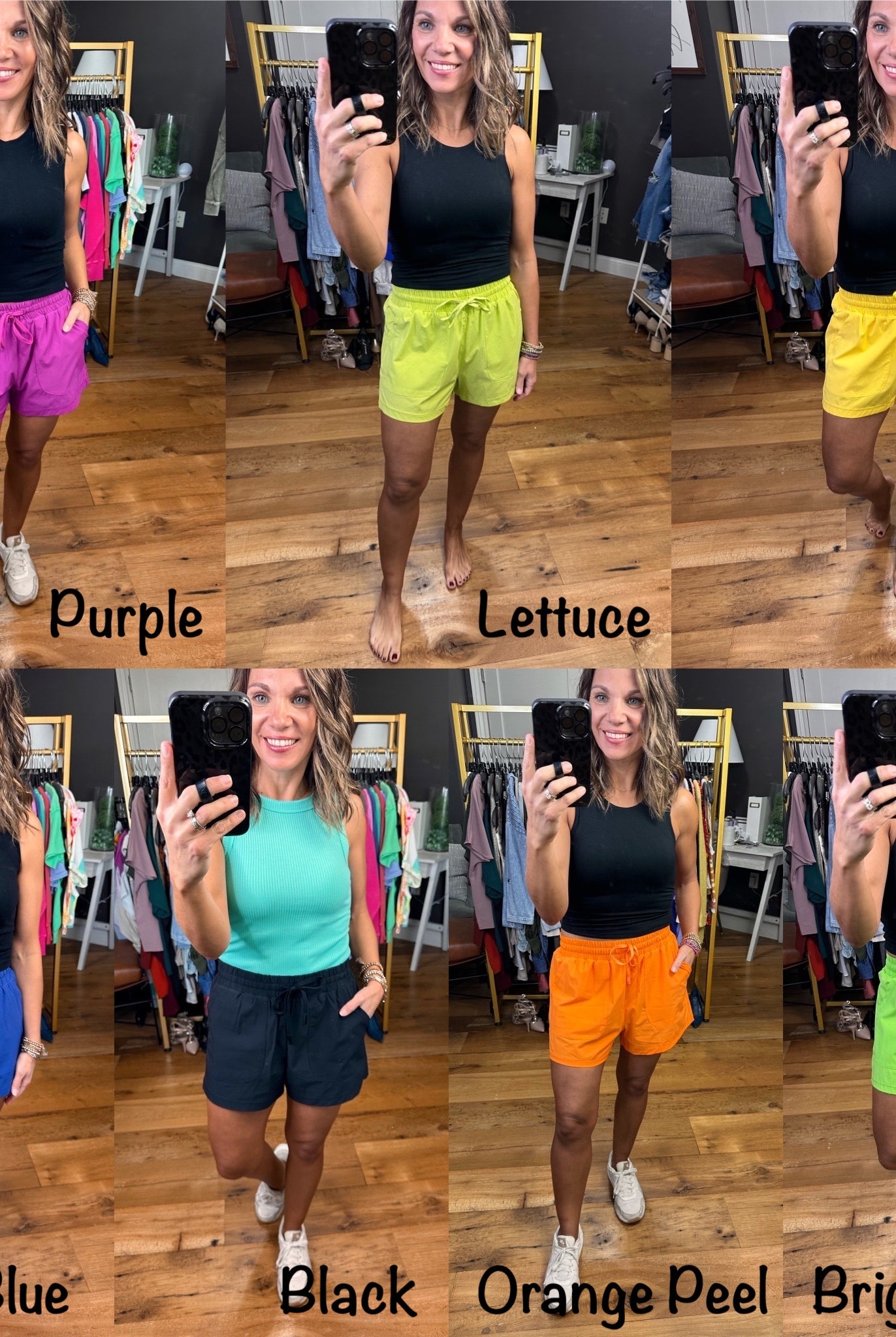 Everyday Summer Pocket Short With Elastic Waist Detail - Multiple Options-Shorts-Mono B-Anna Kaytes Boutique, Women's Fashion Boutique in Grinnell, Iowa