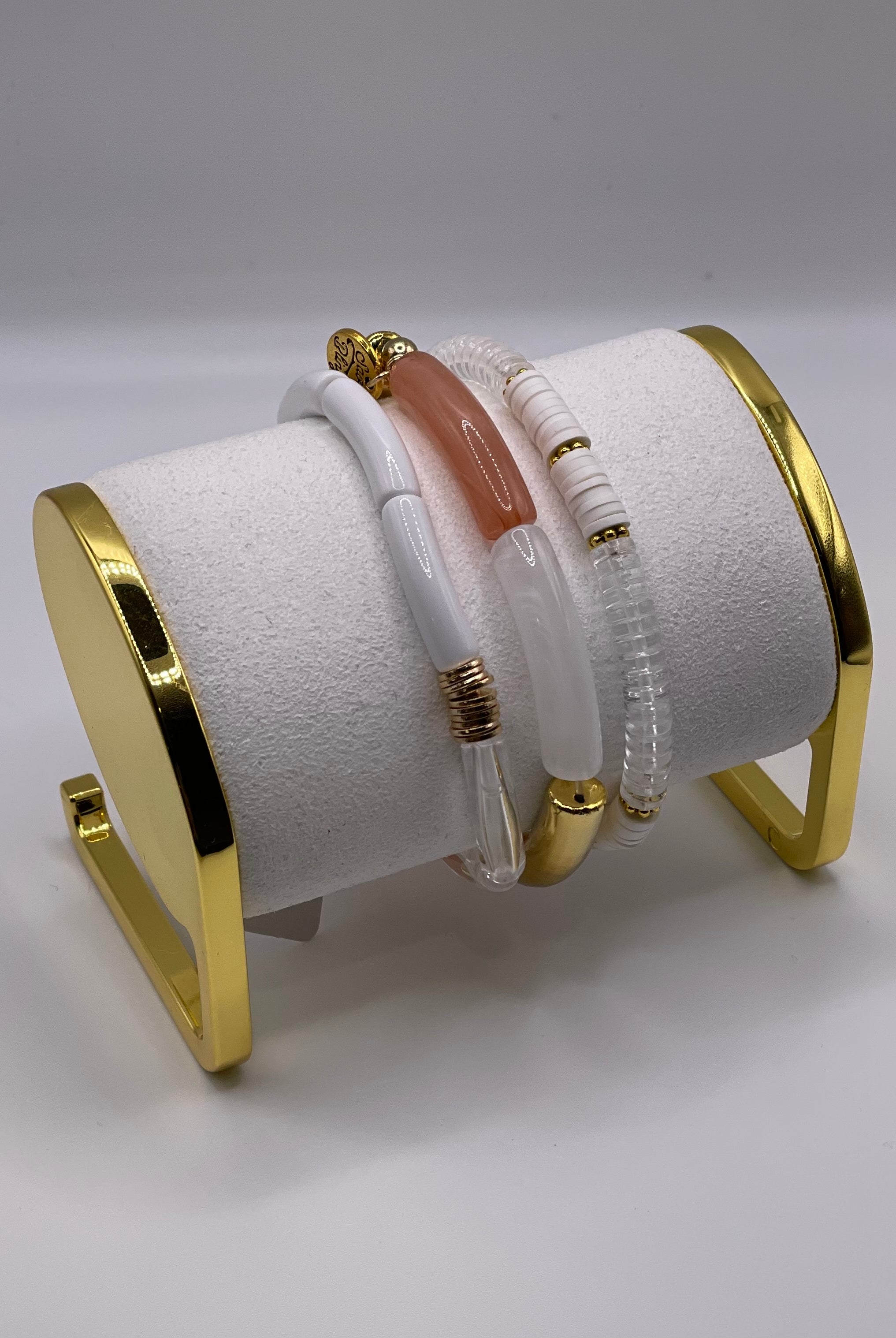 The Jasmin Three Stack - Multiple Options-Bracelets-Savvy Bling-Anna Kaytes Boutique, Women's Fashion Boutique in Grinnell, Iowa