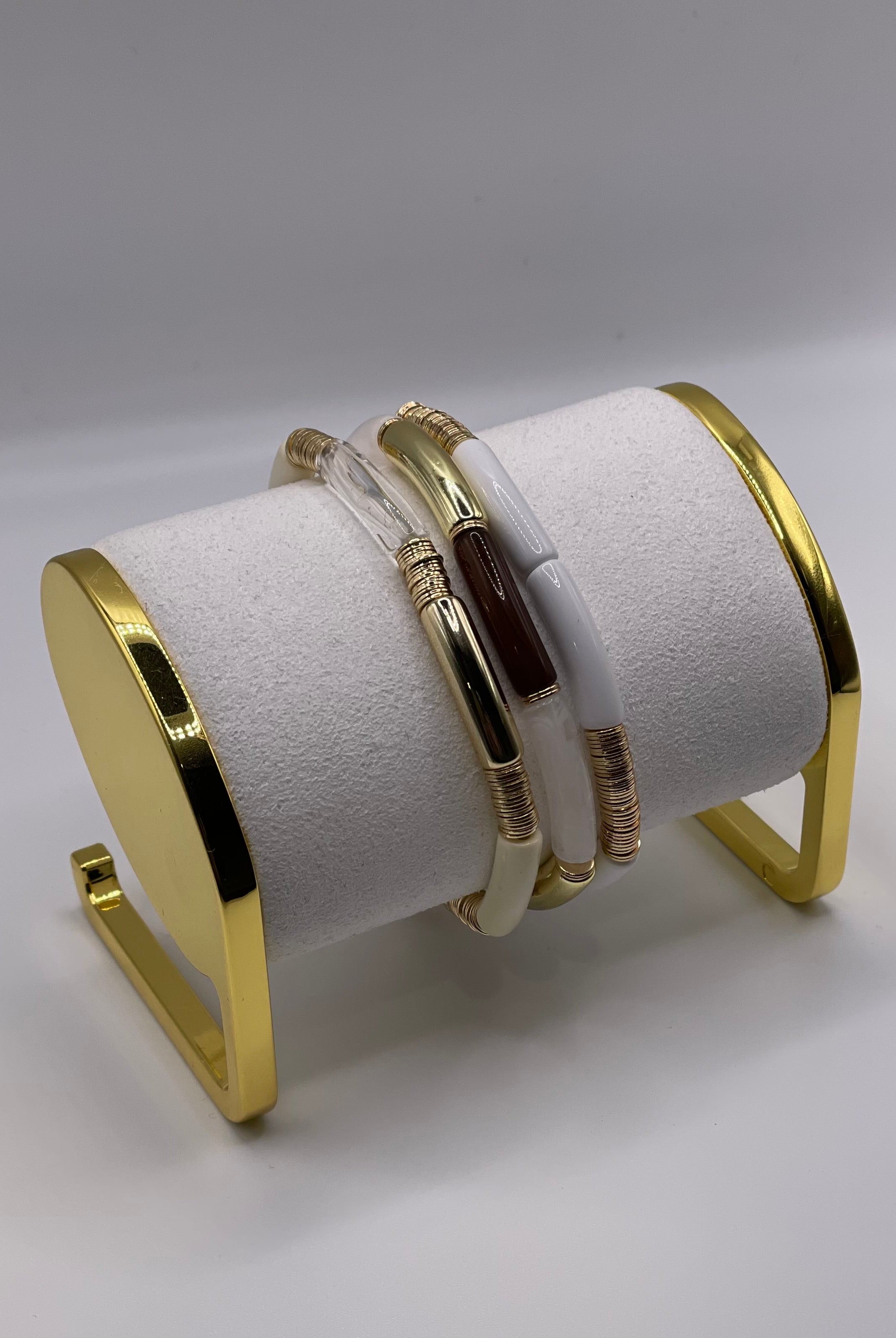 The Jasmin Three Stack - Multiple Options-Bracelets-Savvy Bling-Anna Kaytes Boutique, Women's Fashion Boutique in Grinnell, Iowa