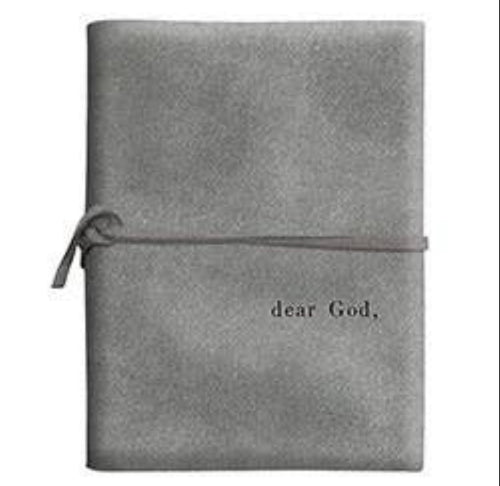 "Dear God" Suede Journal-Santa Barbara Design-Anna Kaytes Boutique, Women's Fashion Boutique in Grinnell, Iowa