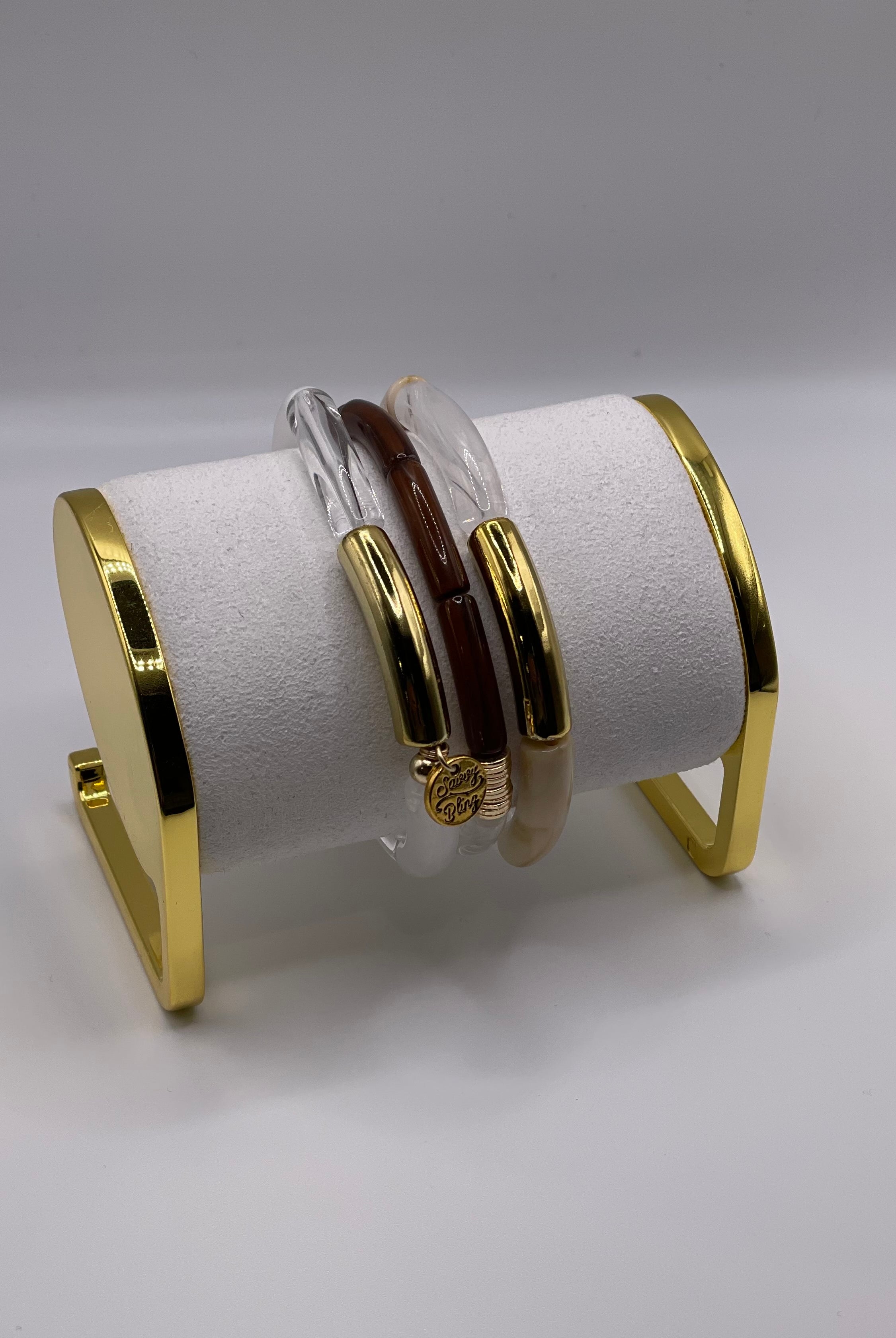 The Jasmin Three Stack - Multiple Options-Bracelets-Savvy Bling-Anna Kaytes Boutique, Women's Fashion Boutique in Grinnell, Iowa