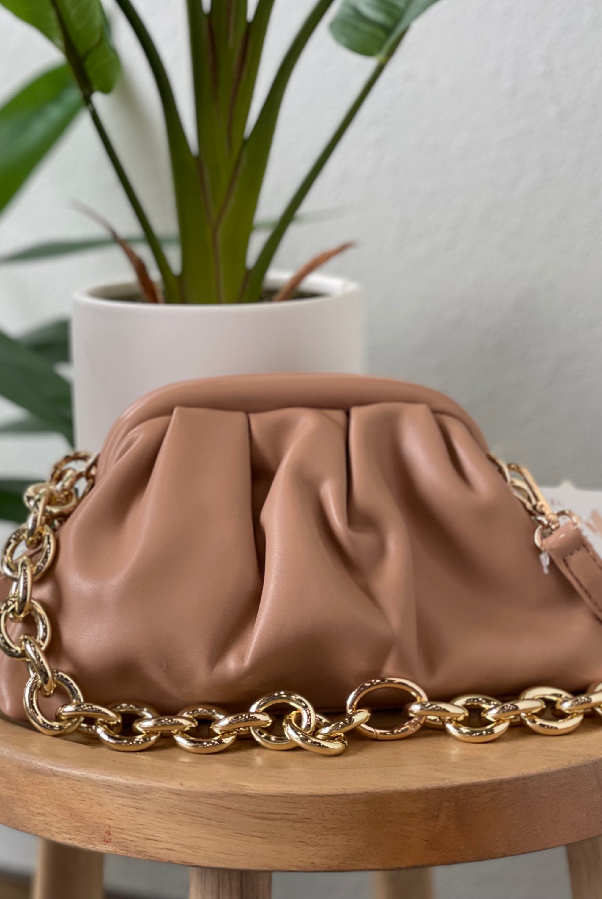 Kira Chain Link Shoulder Bag- Multiple Options-Clutch-Joia- BGW-4271-Anna Kaytes Boutique, Women's Fashion Boutique in Grinnell, Iowa