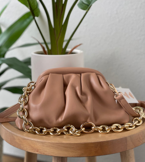 Kira Chain Link Shoulder Bag- Multiple Options-Joia- BGW-4271-Anna Kaytes Boutique, Women's Fashion Boutique in Grinnell, Iowa