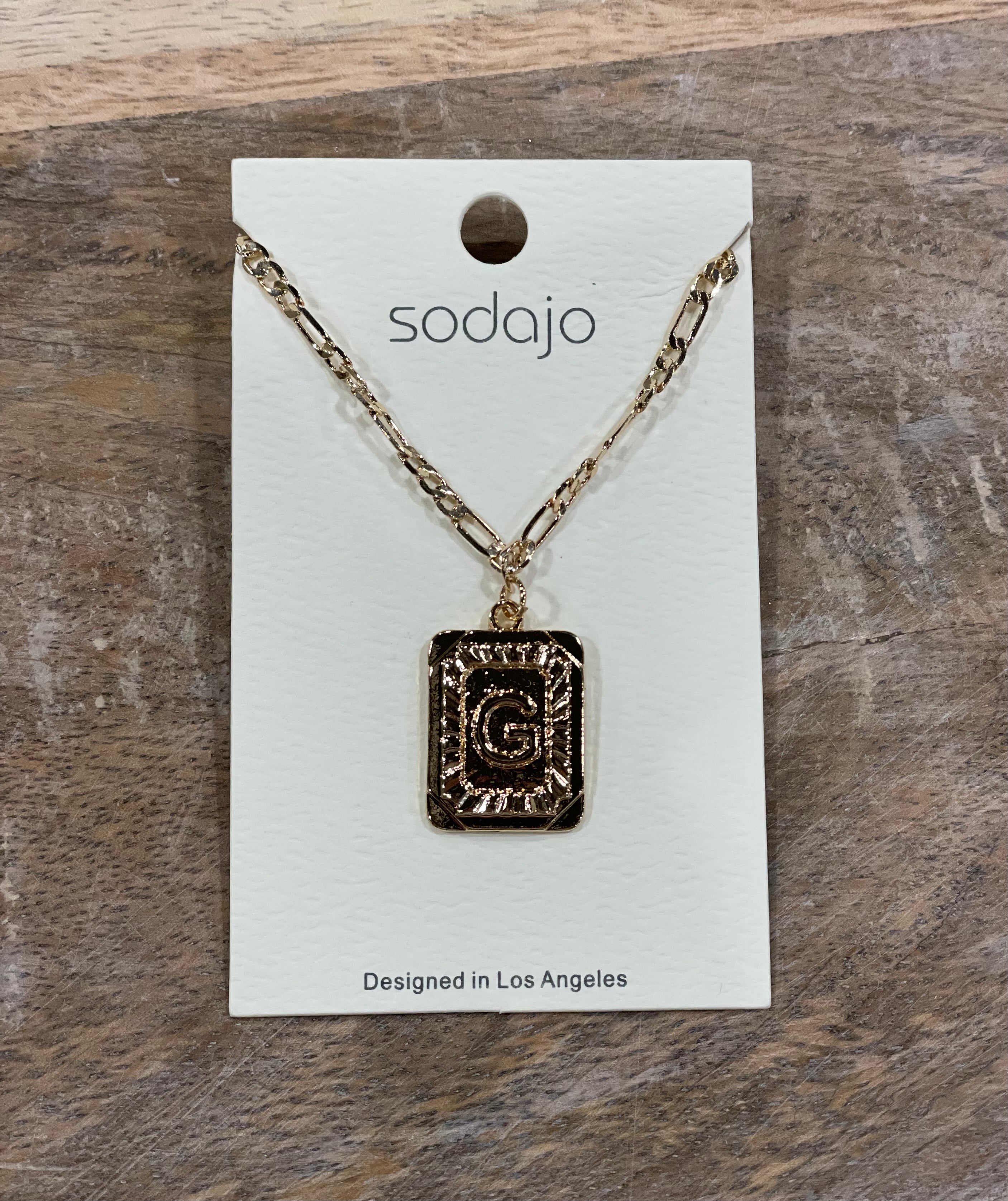 Blogger Inspired Initial Necklace 2.0-Necklaces-Anna Kaytes Boutique-Anna Kaytes Boutique, Women's Fashion Boutique in Grinnell, Iowa