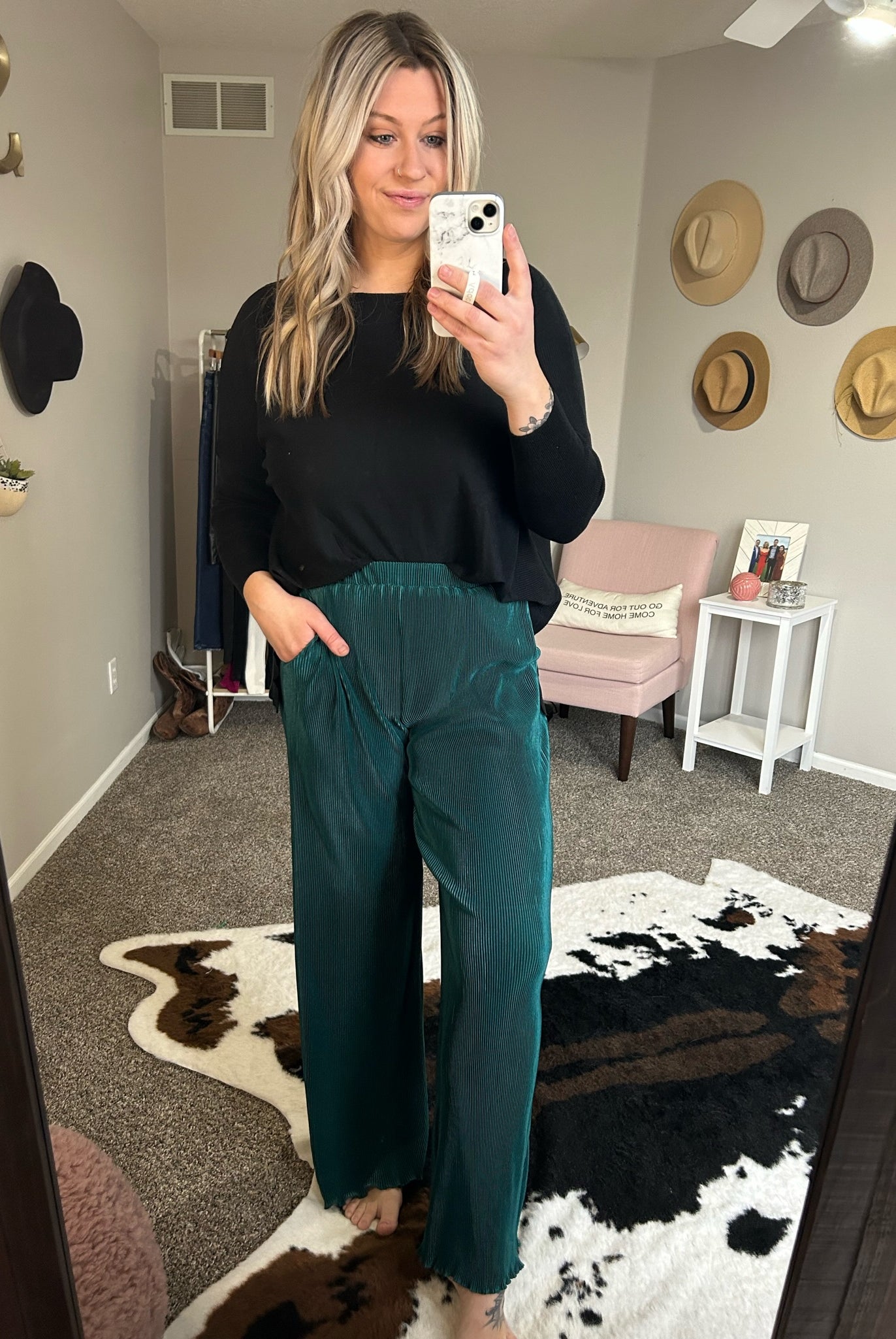 Right This Way Corded Wide Leg Pant - Multiple Options-Pants-She & Sky SY2689-Anna Kaytes Boutique, Women's Fashion Boutique in Grinnell, Iowa