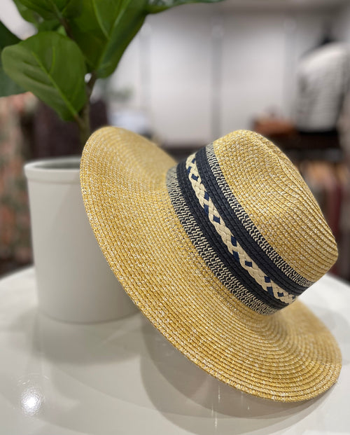 The Madeline Sun Hat- Natural-Accessories-Ruggine- 30H5086-Anna Kaytes Boutique, Women's Fashion Boutique in Grinnell, Iowa