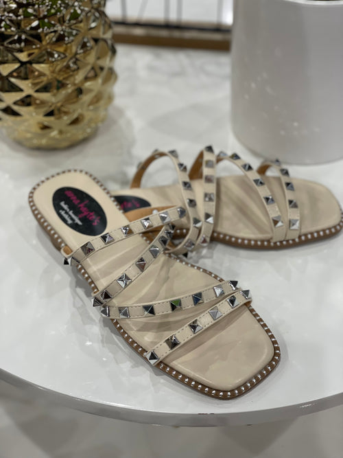 Gizelle Studded Strappy Sandals- Multiple Options-Anna- Harlow-4-Anna Kaytes Boutique, Women's Fashion Boutique in Grinnell, Iowa