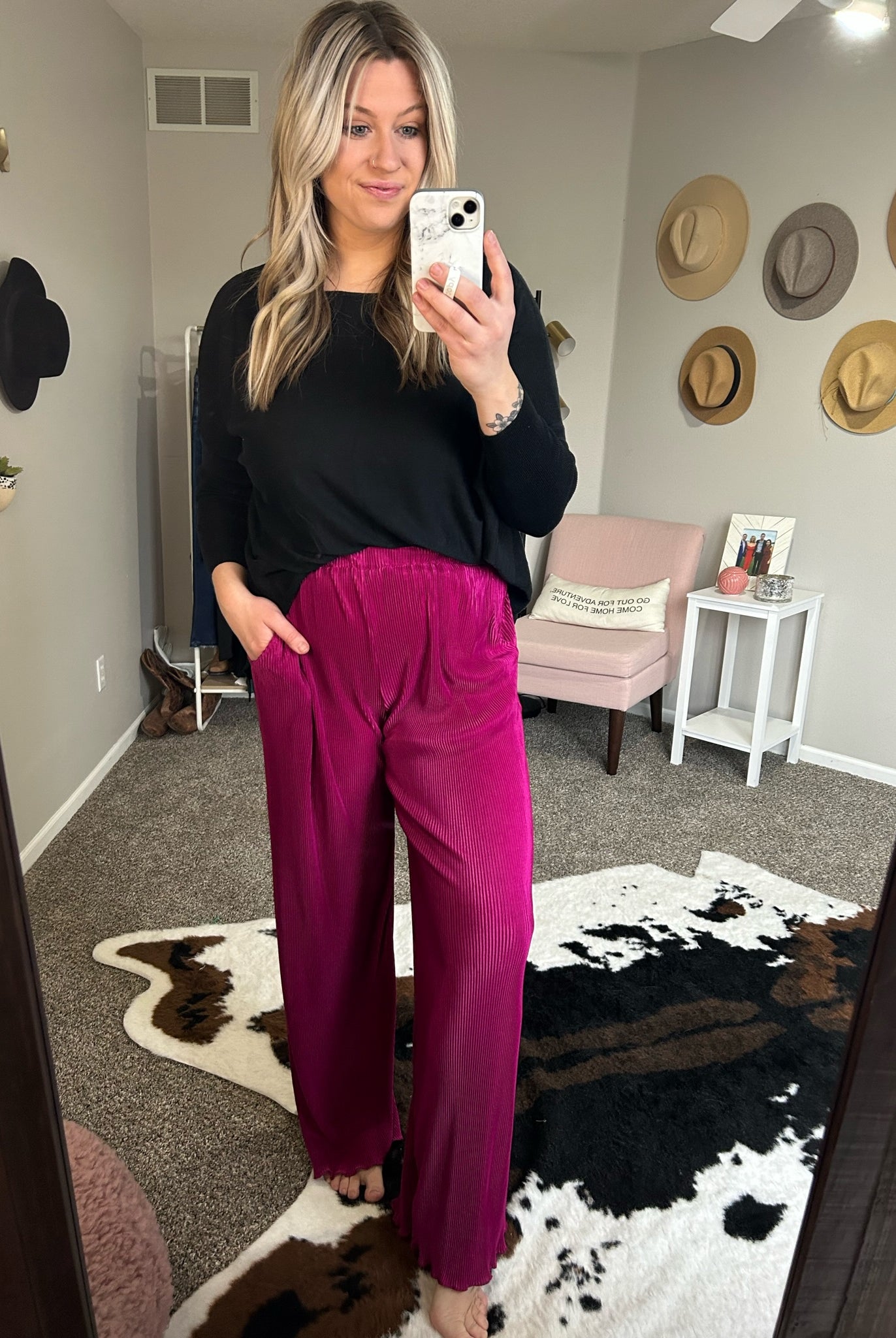 Right This Way Corded Wide Leg Pant - Multiple Options-Pants-She & Sky SY2689-Anna Kaytes Boutique, Women's Fashion Boutique in Grinnell, Iowa