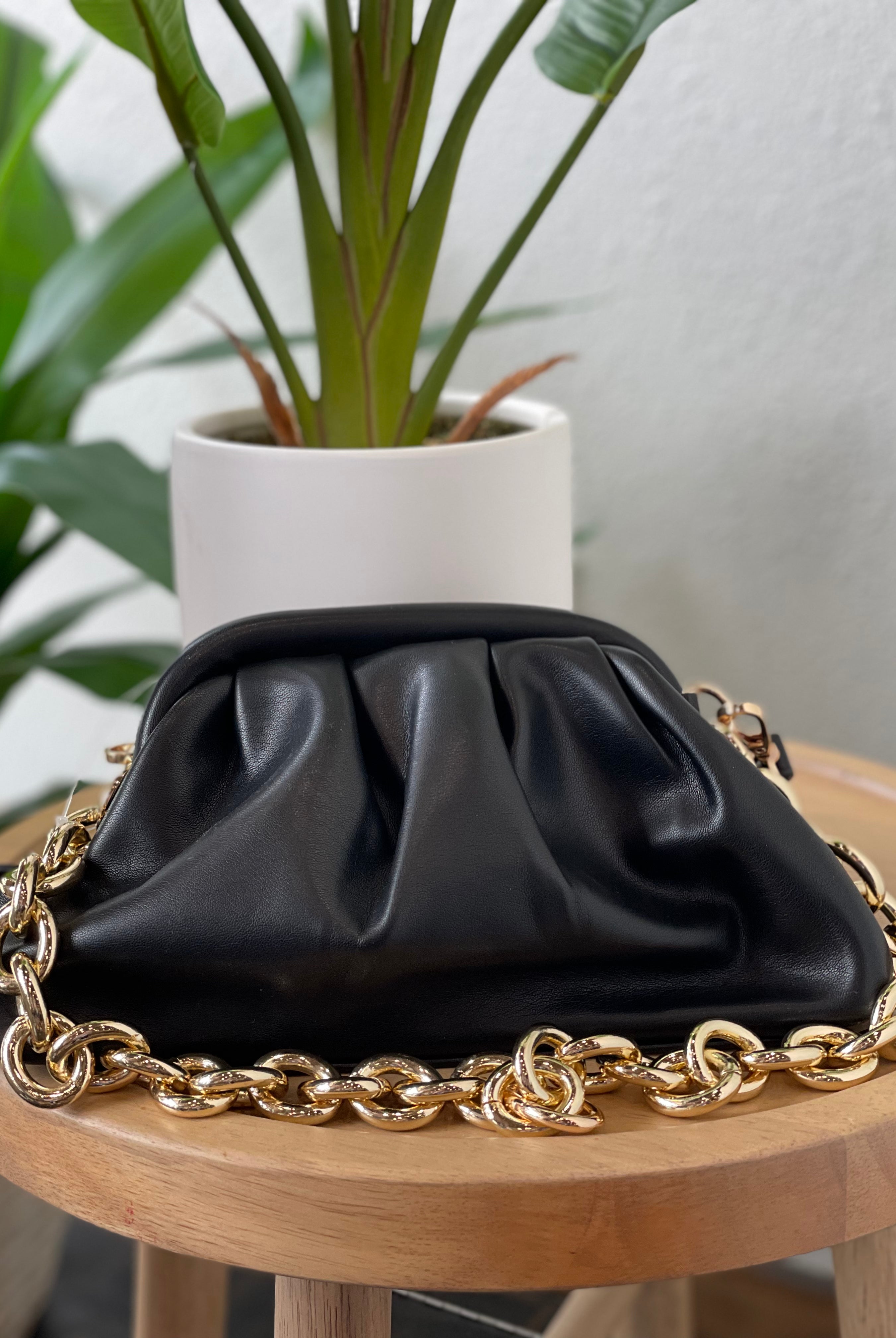 Kira Chain Link Shoulder Bag- Multiple Options-Clutch-Joia- BGW-4271-Anna Kaytes Boutique, Women's Fashion Boutique in Grinnell, Iowa