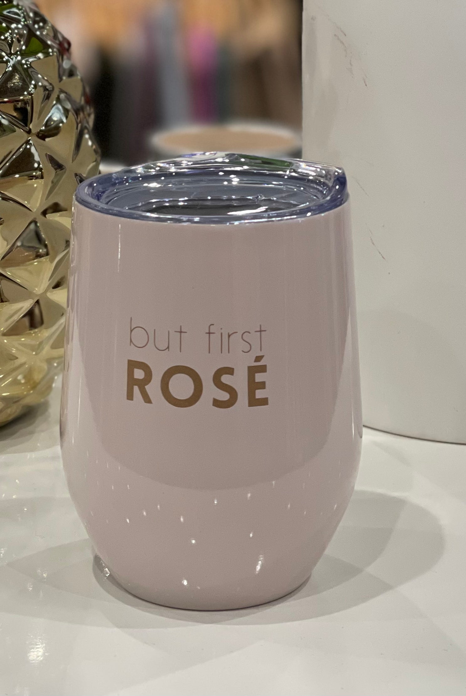 But First, Rose Tumbler-Tumblers-Creative Brands- F2910-Anna Kaytes Boutique, Women's Fashion Boutique in Grinnell, Iowa