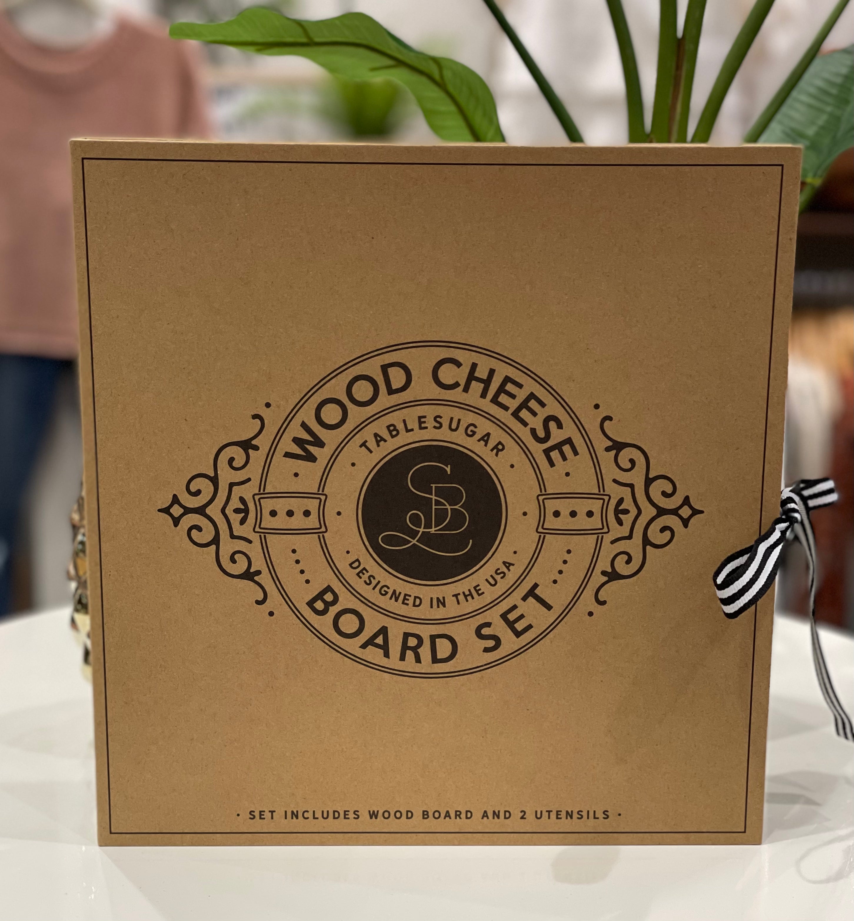 Wood Cheese Board Set-Home & Garden-Creative Brands - J2463-Anna Kaytes Boutique, Women's Fashion Boutique in Grinnell, Iowa