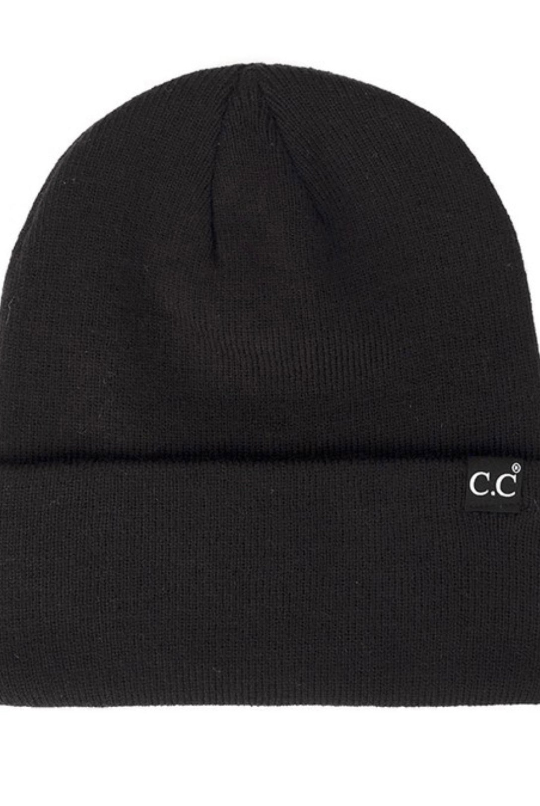 Solid Cuff Beanie- Multiple Colors-Hats-Hana-Anna Kaytes Boutique, Women's Fashion Boutique in Grinnell, Iowa